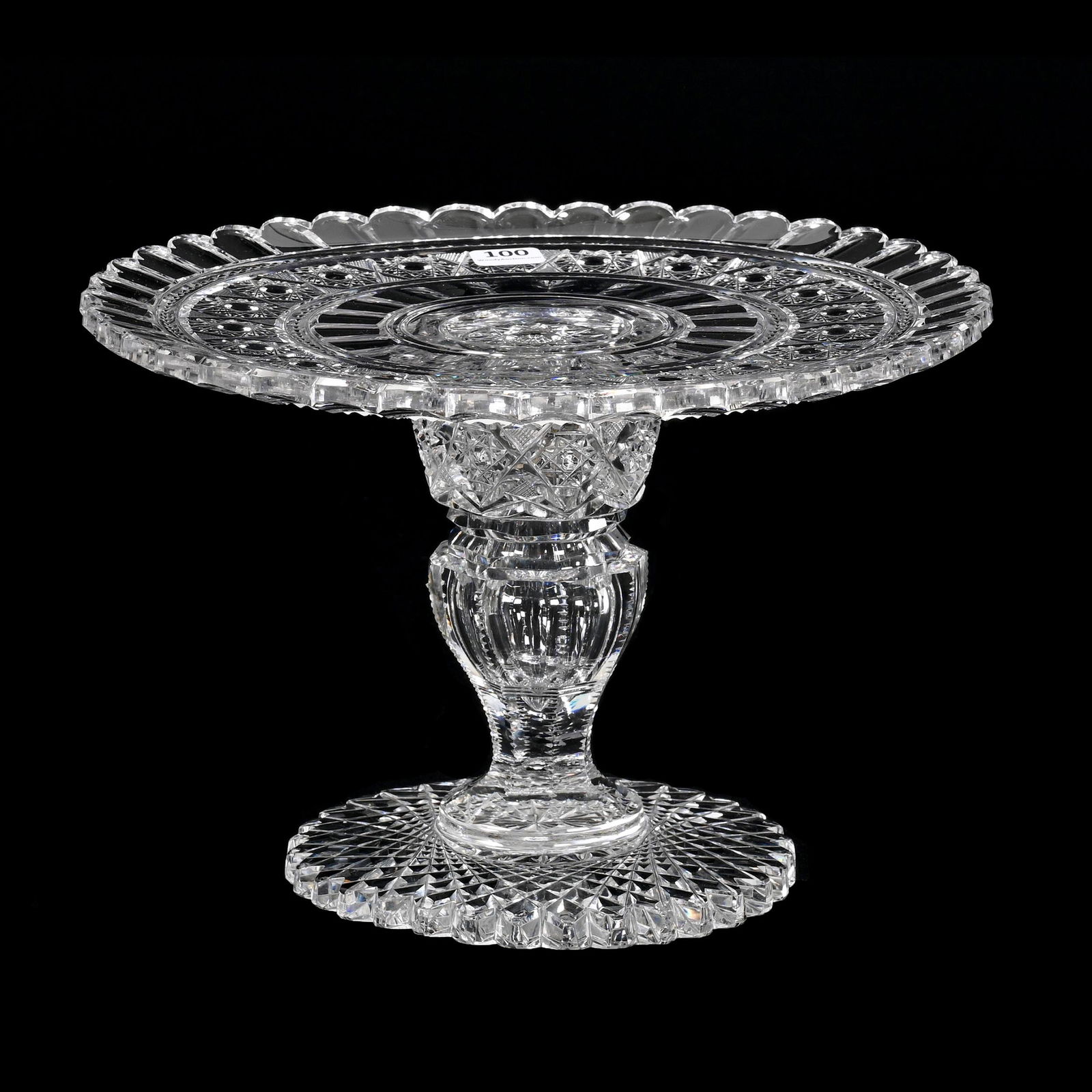 Pedestal Cake Stand, Two Part, ABCG (1 of 3)