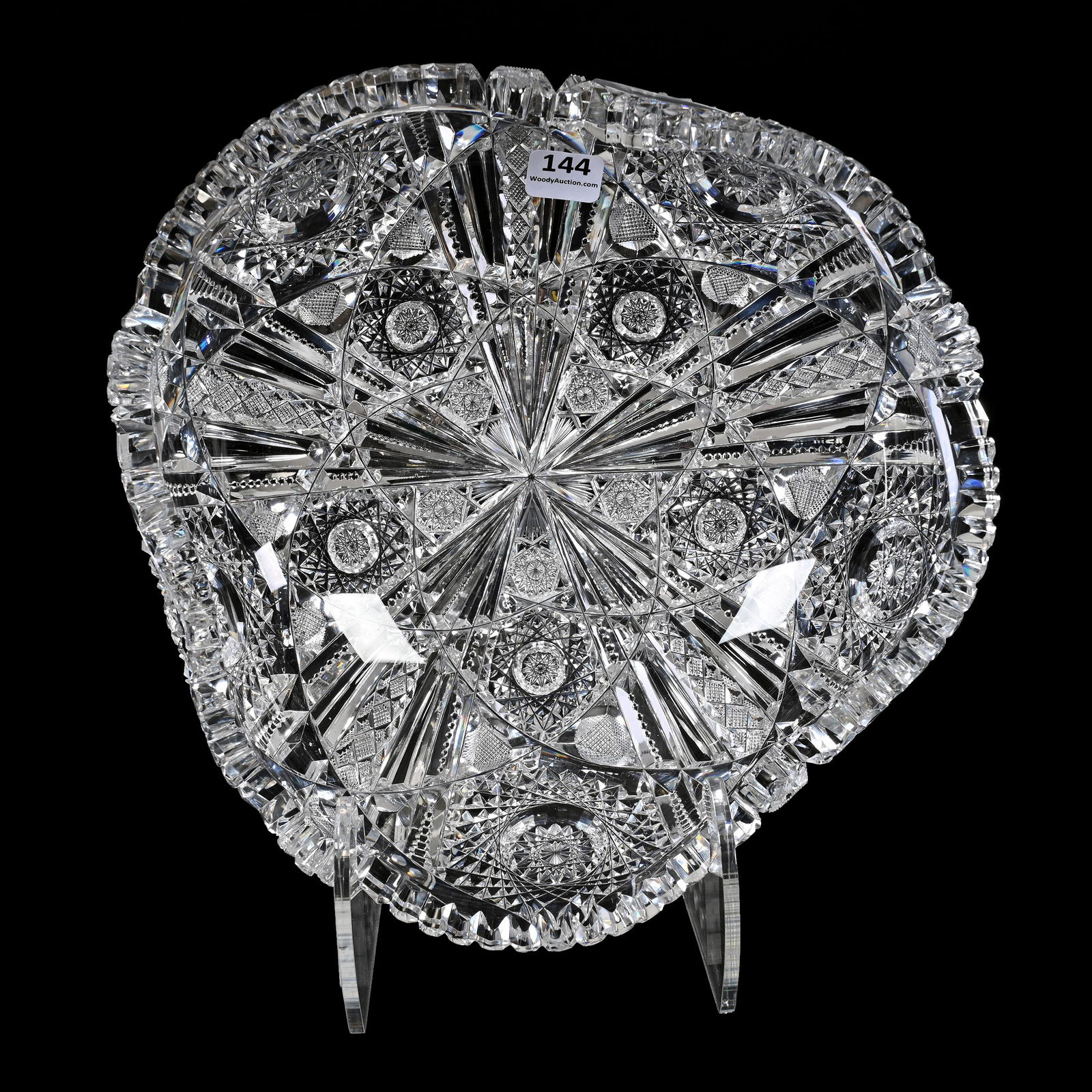 Bowl, Tri-Corner, ABCG, Wedgemere Pattern By Libbey (1 of 3)