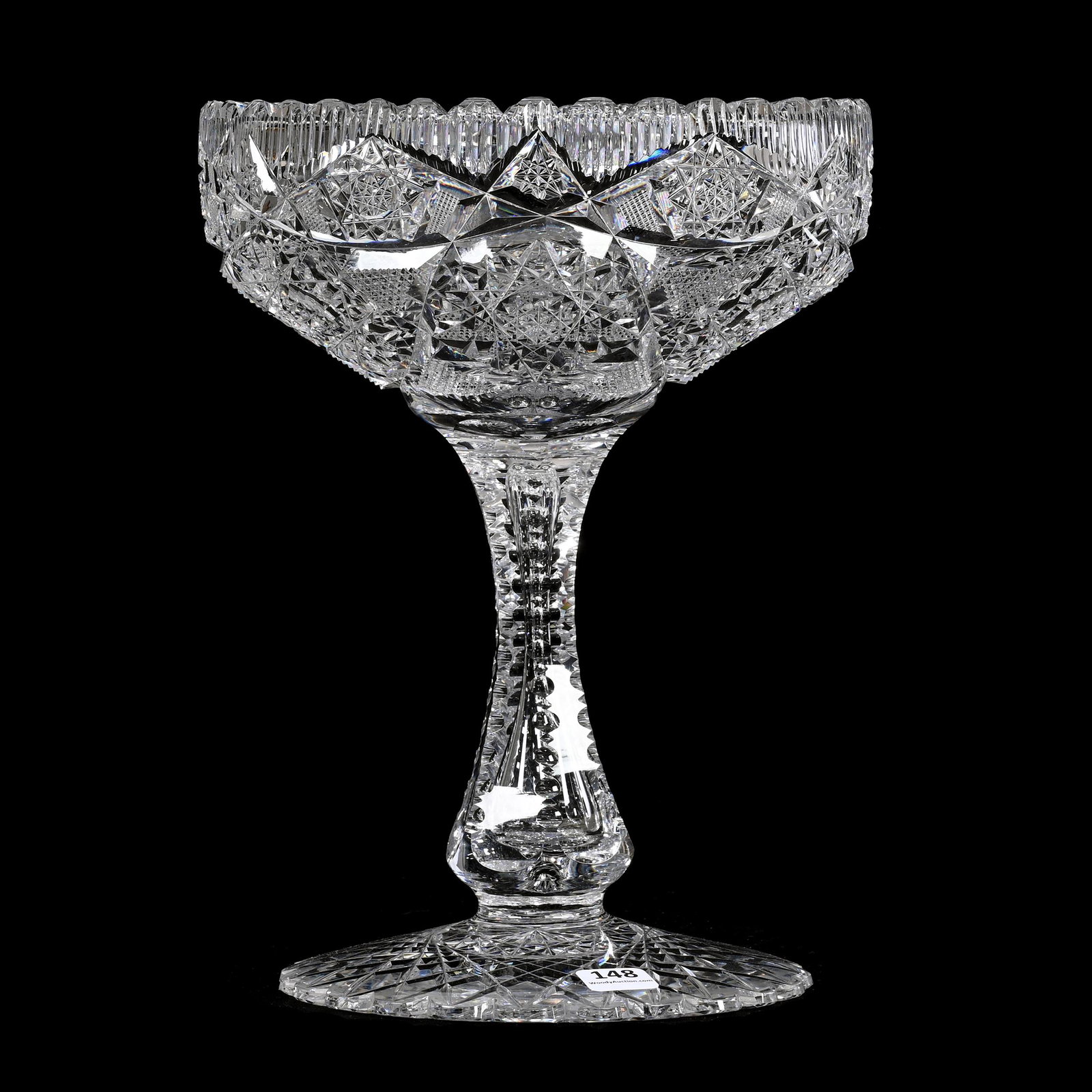 Compote, American Brilliant Cut Glass (1 of 3)