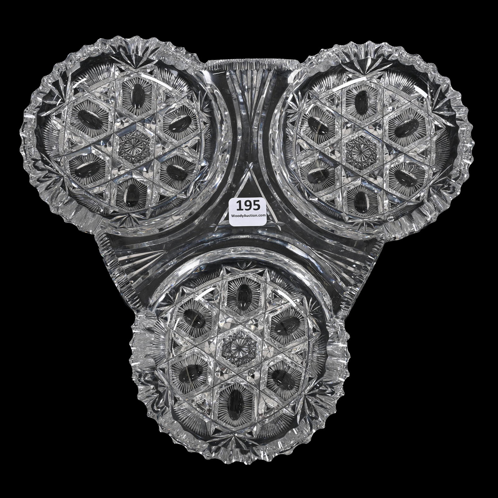 Serving Dish, Three Sections, ABCG (1 of 2)