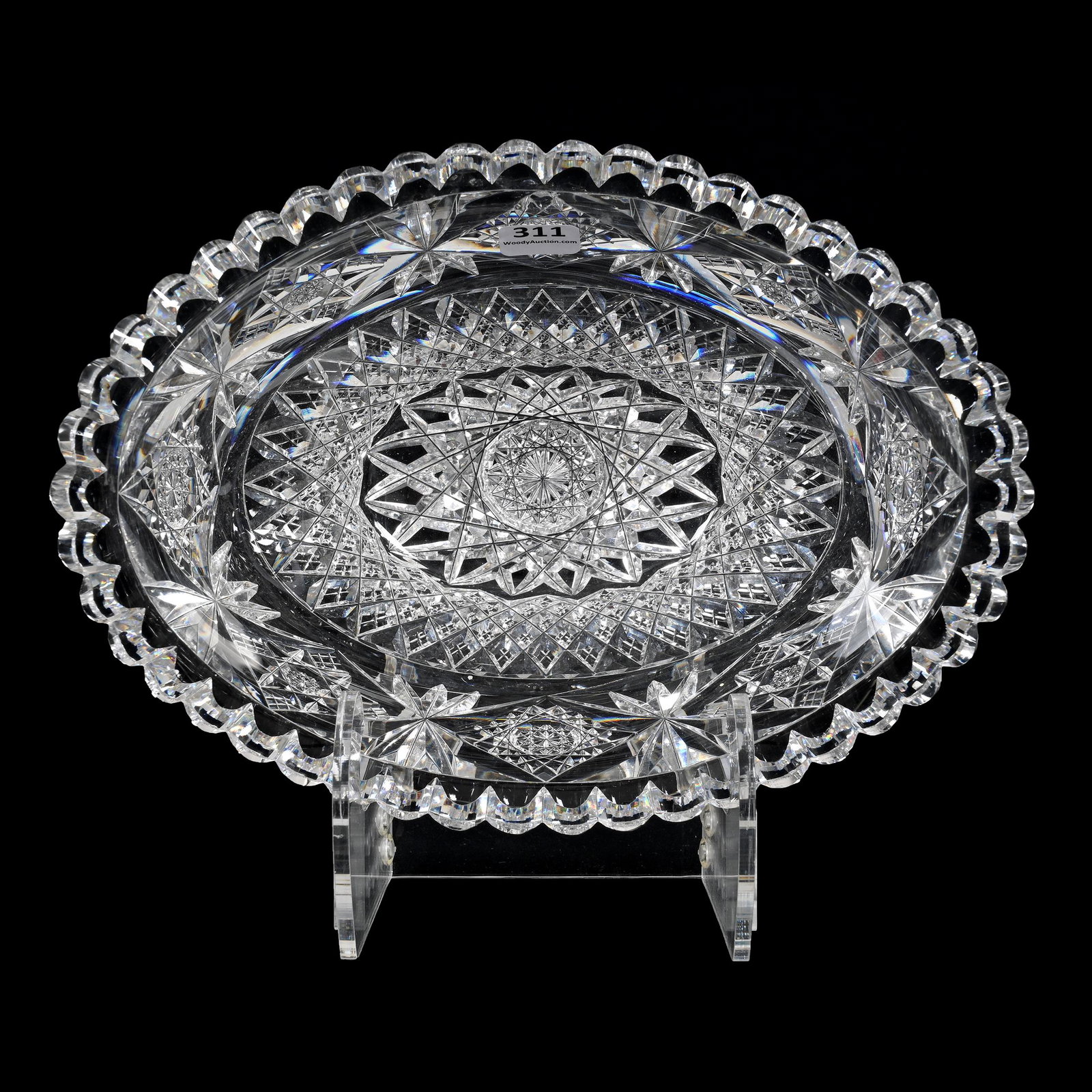 Oval Bowl, ABCG Signed Hawkes (1 of 3)