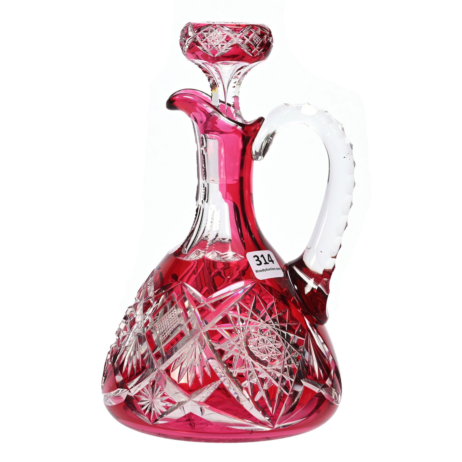 Whiskey Jug, BPCG, Cranberry Cut To Clear (1 of 3)