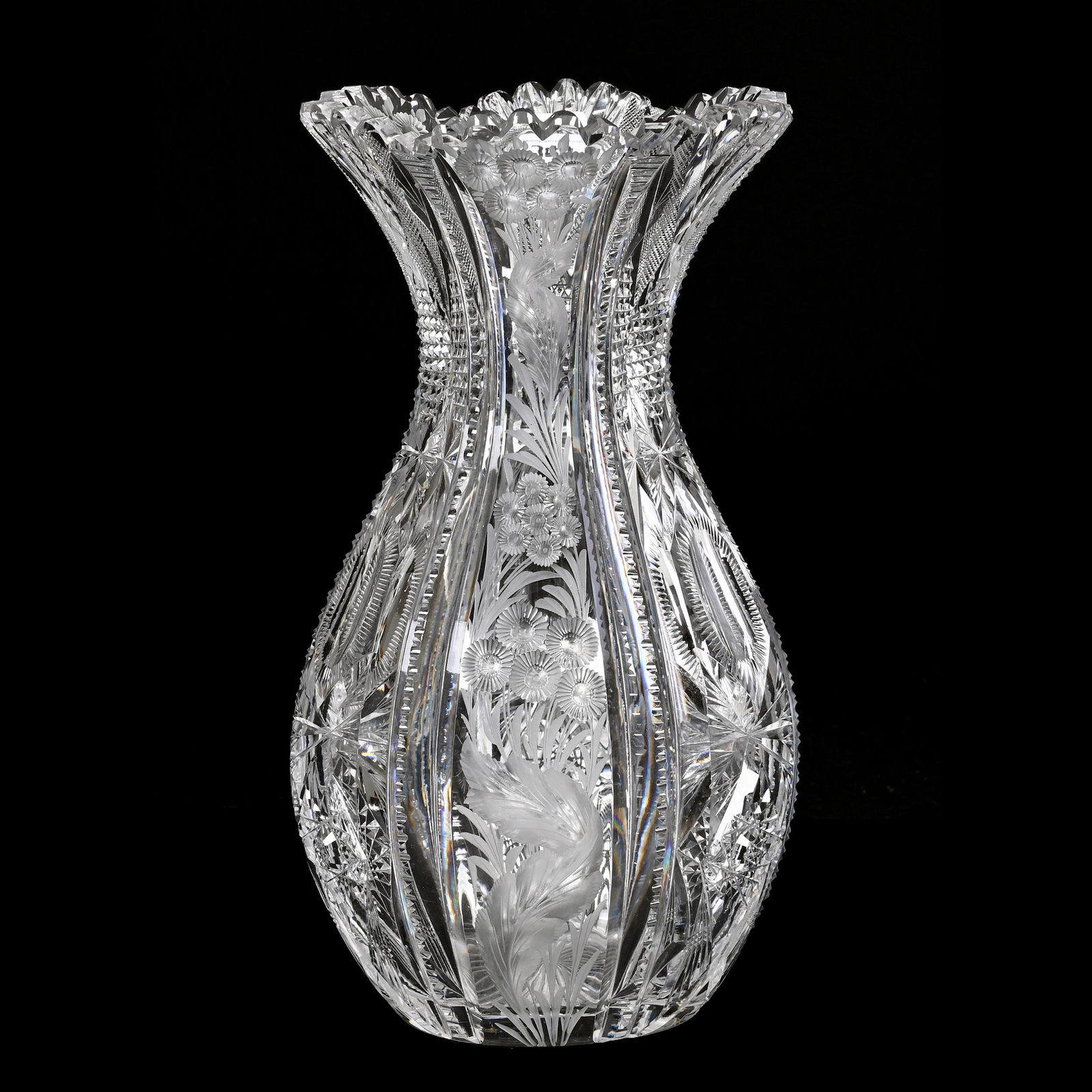 Vase, ABCG, Signed Libbey Pattern #226 (1 of 4)