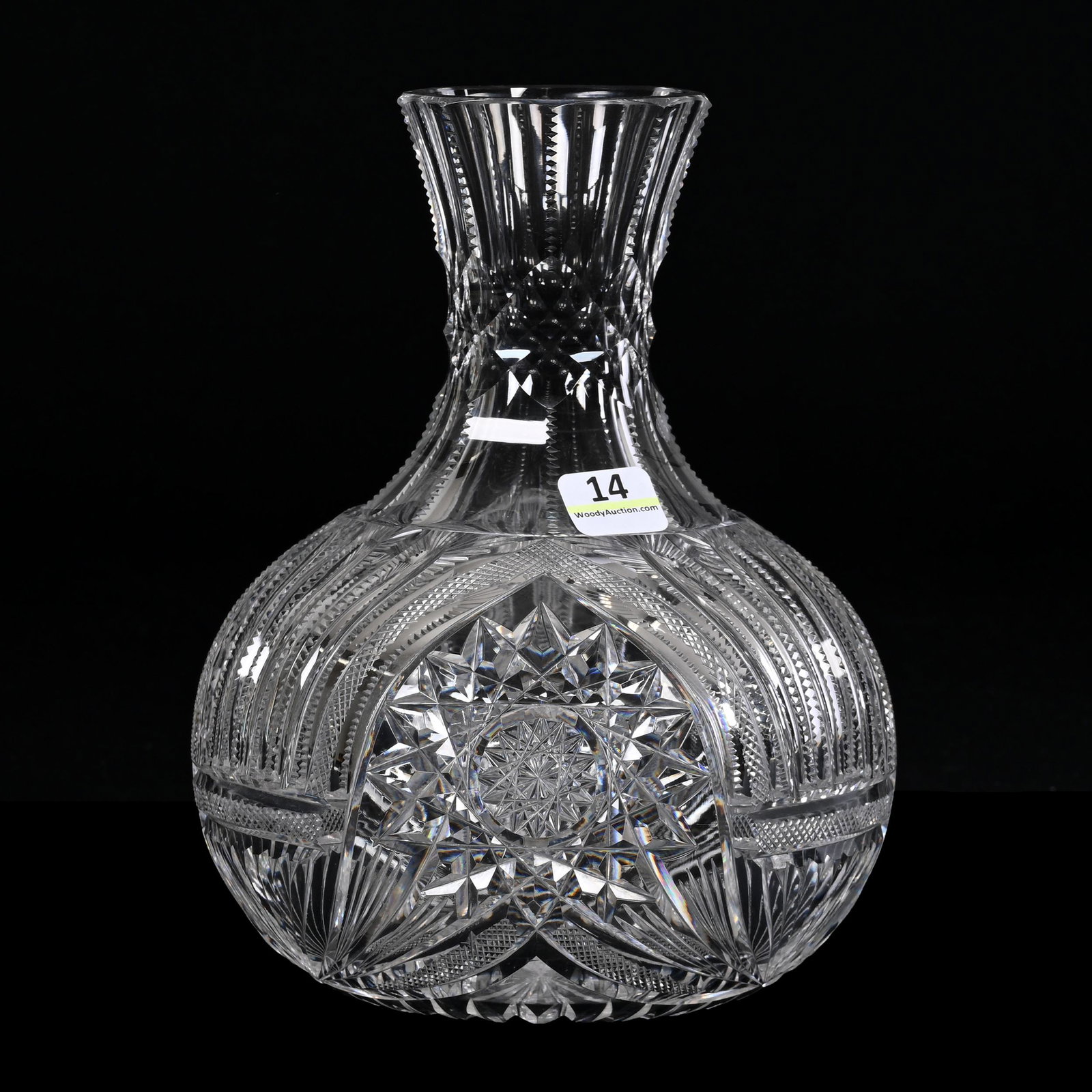 Water Carafe, ABCG, Signed Libbey Lorraine Pattern (1 of 3)