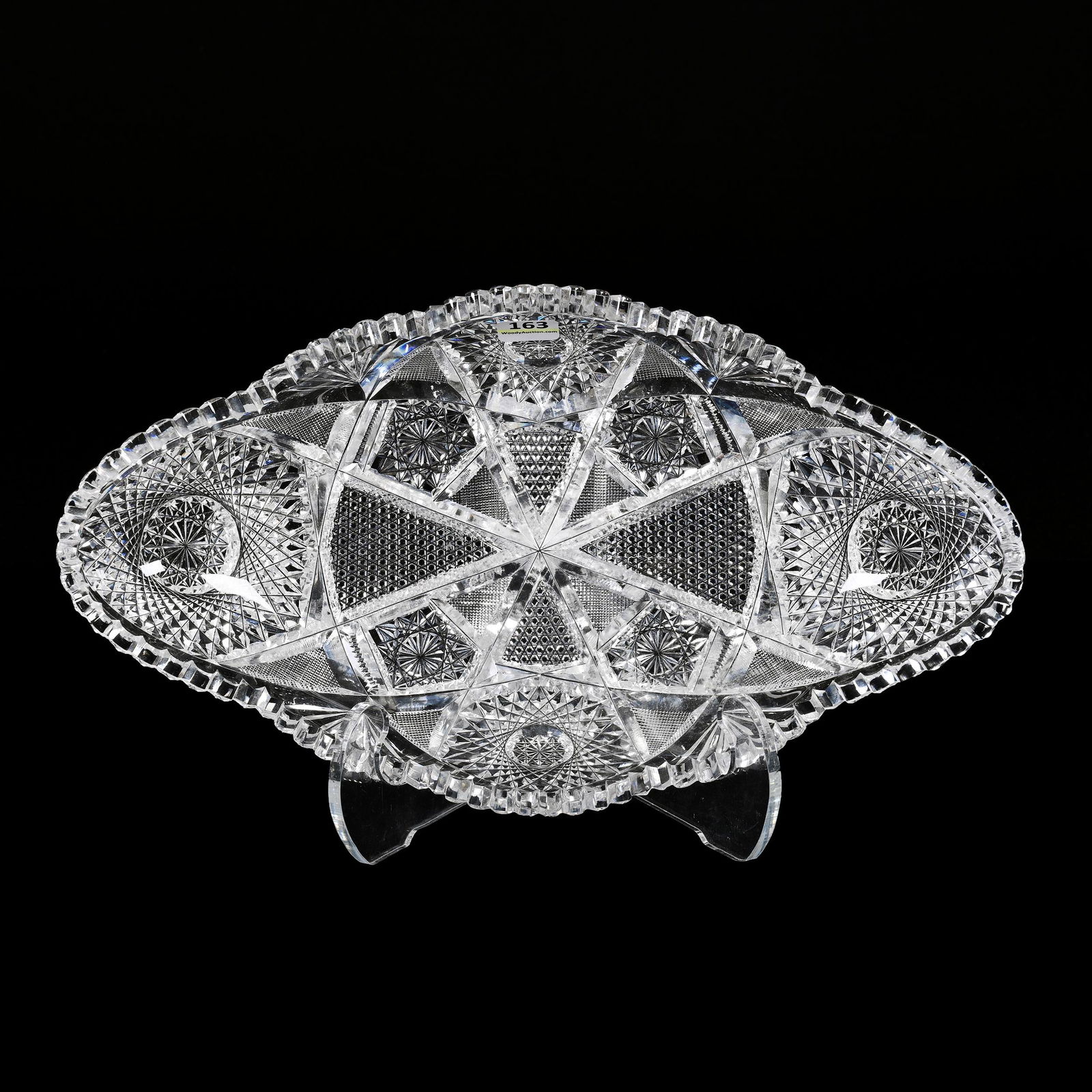 Ice Cream Tray, American Brilliant Cut Glass (1 of 3)