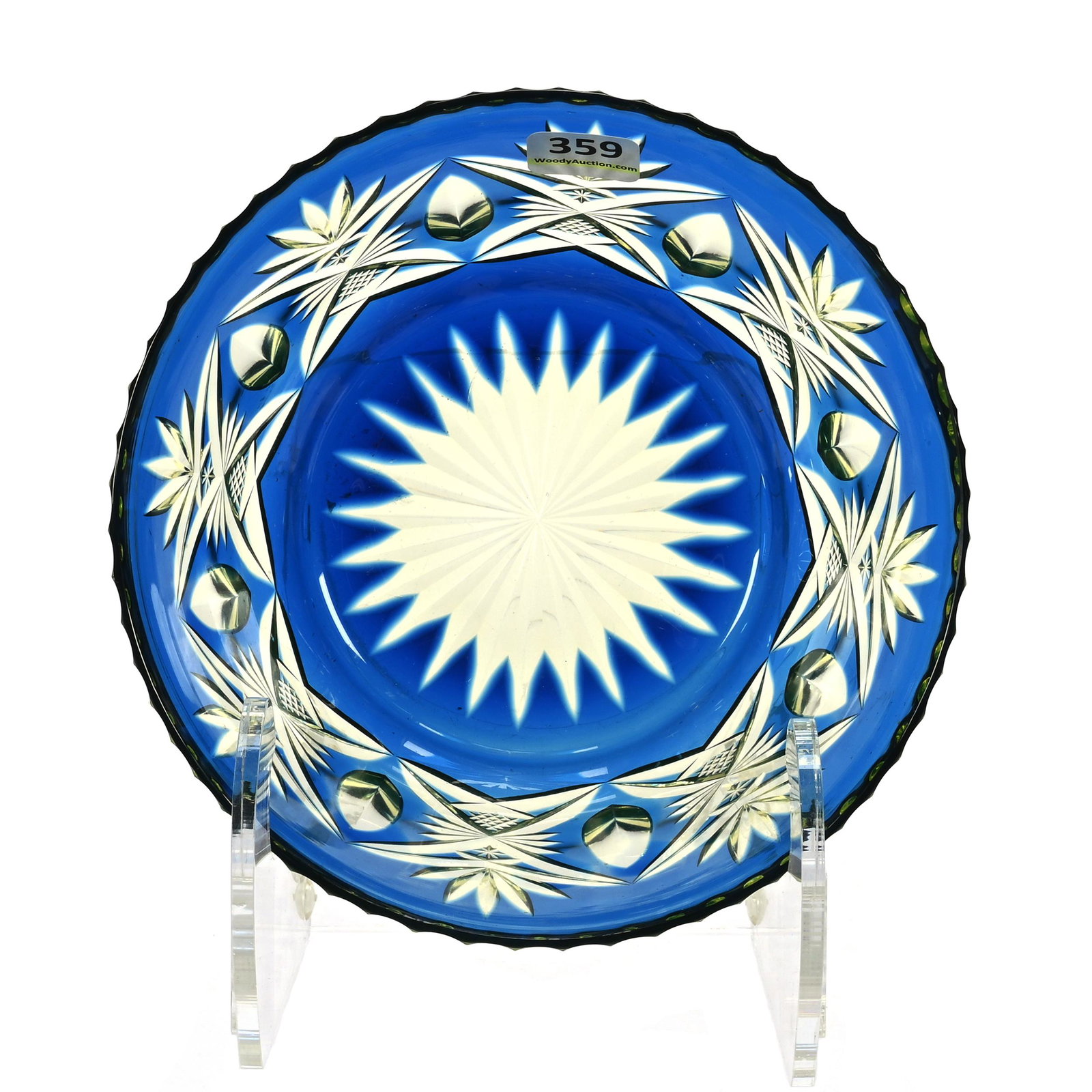 Bowl, BPCG, Blue Cut To Vaseline (1 of 4)