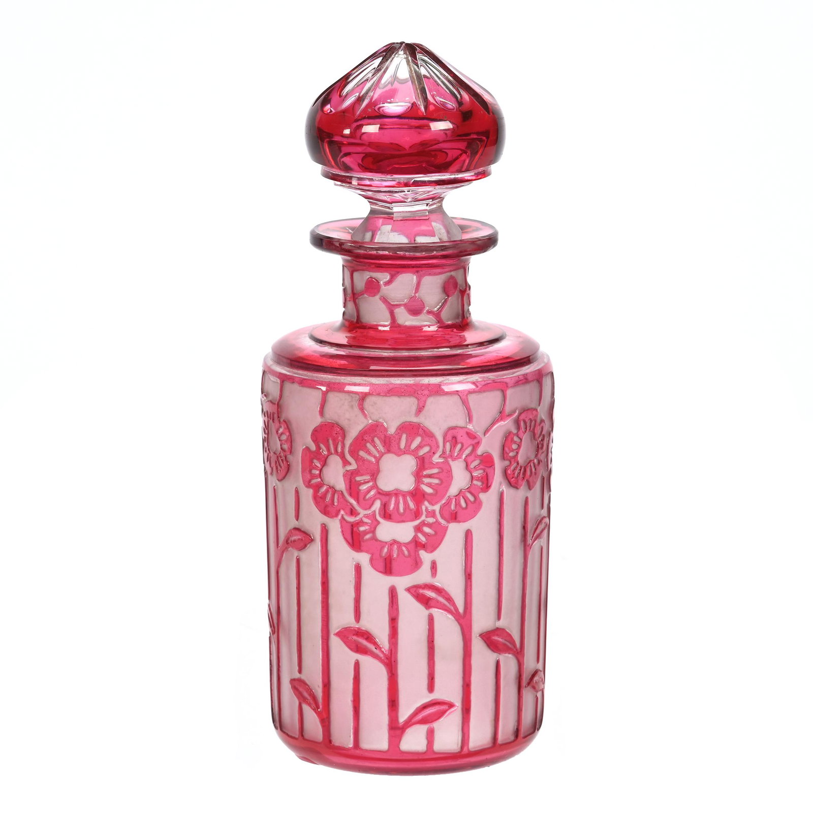 Cologne Bottle, BPCG, Cranberry Acid Cut To Clear (1 of 3)