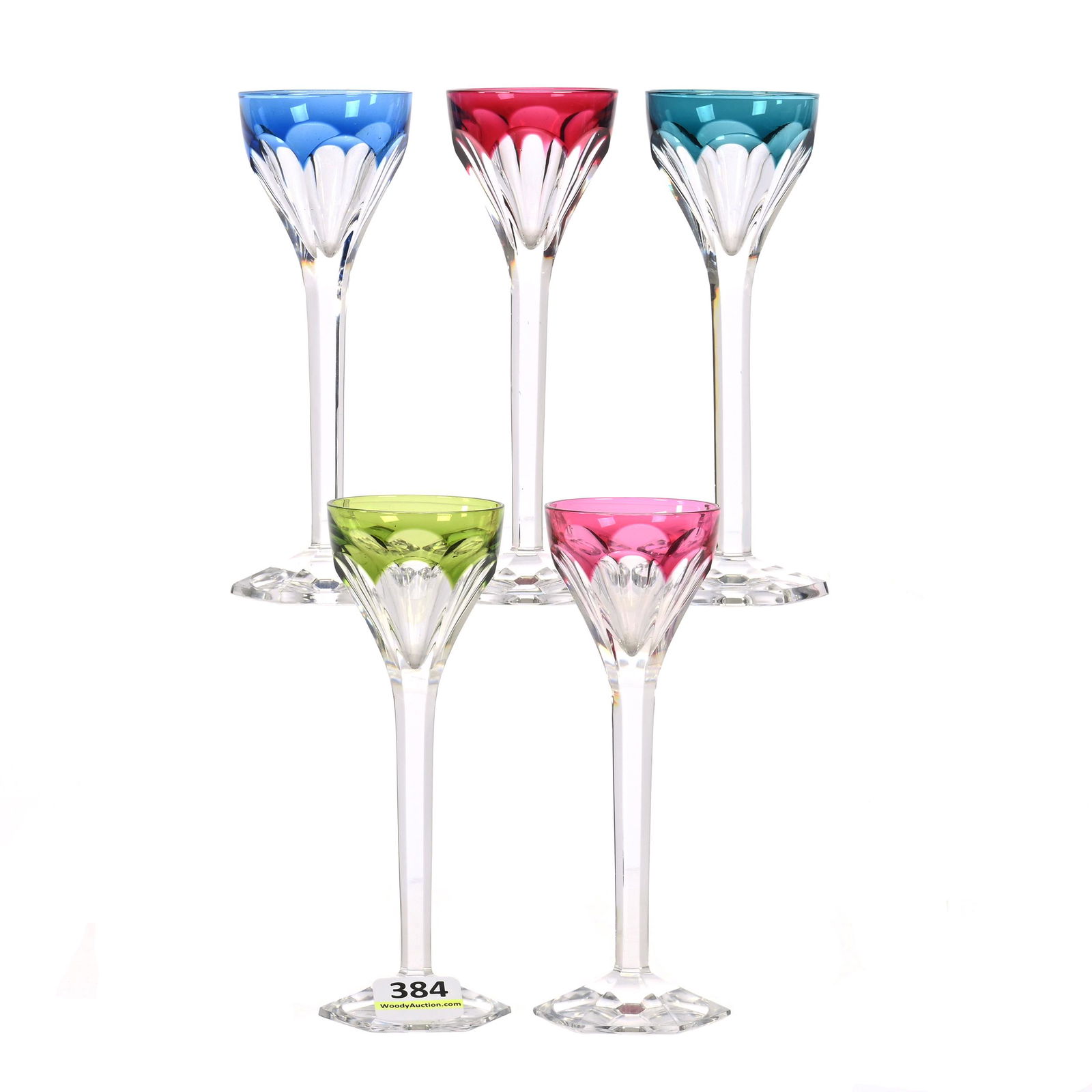 (5) Cordial Stems, BPCG, Color Cut To Clear (1 of 3)