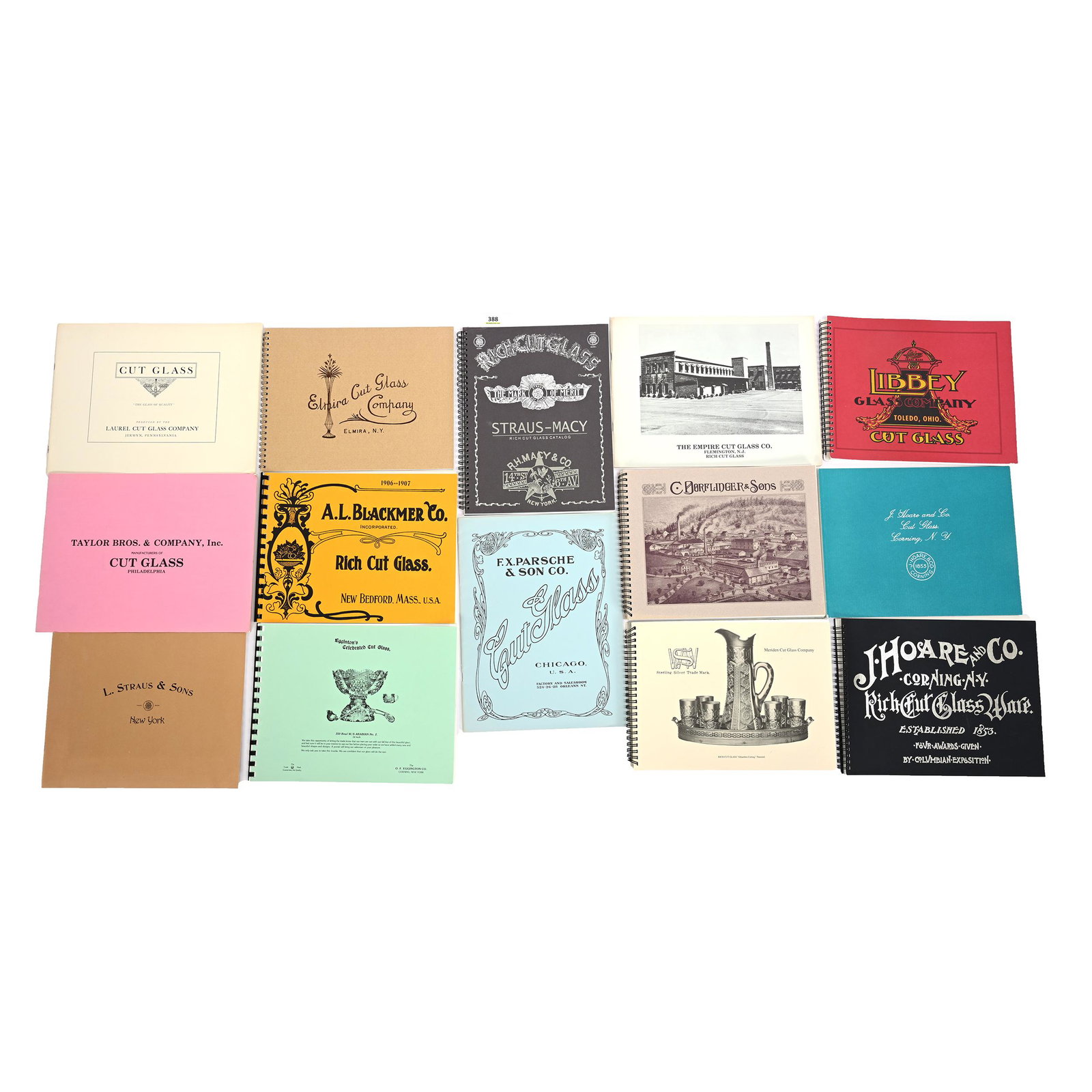 (22) ACGA Cut Glass Company Catalog Reprints (1 of 11)