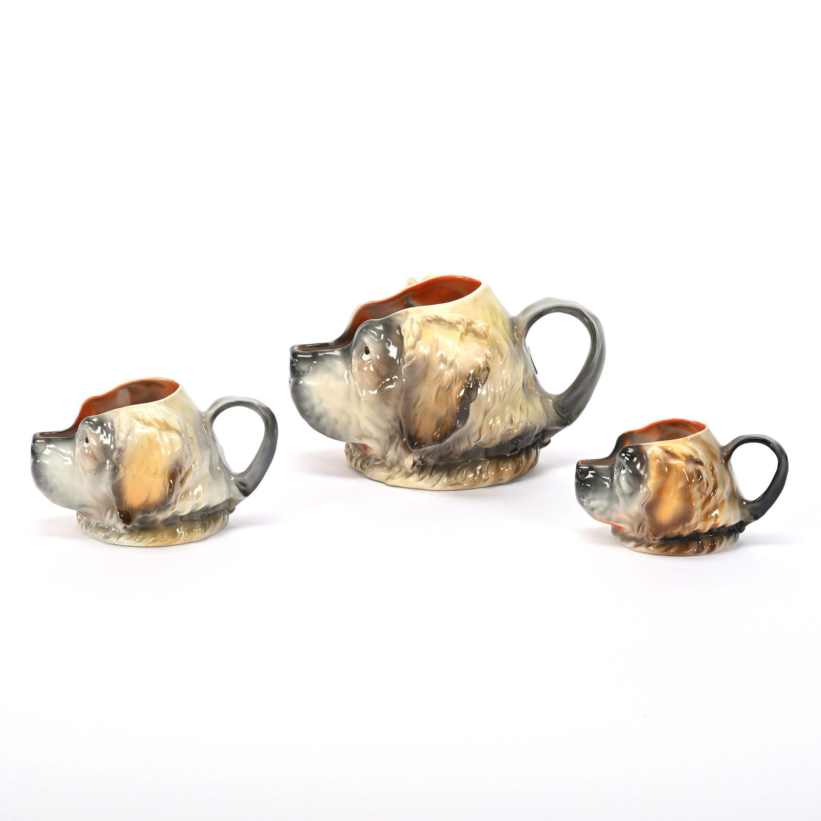 (3) Pitchers, Royal Bayreuth, St. Bernard (1 of 4)