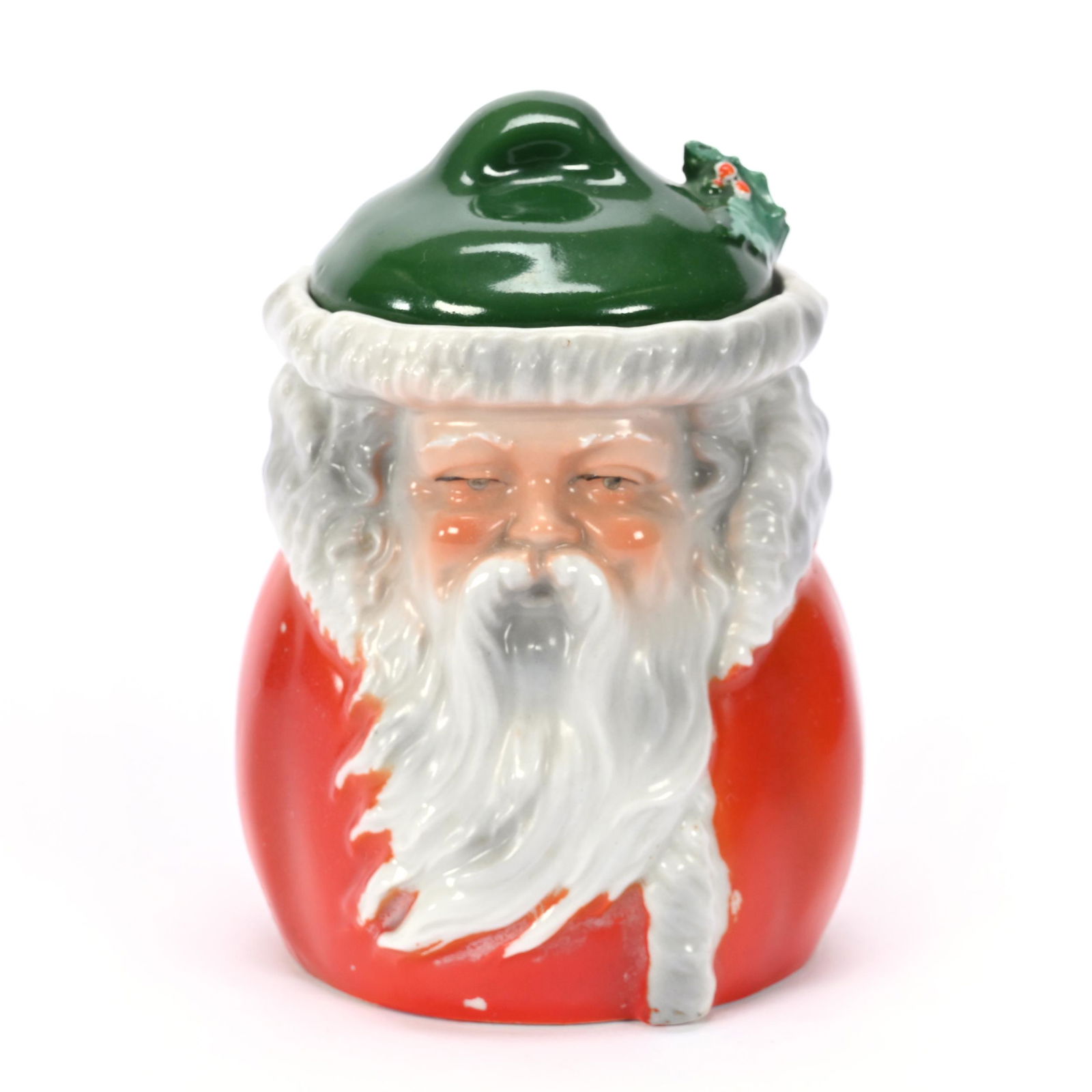 Humidor, Royal Bayreuth Blue Mark, Red Santa (1 of 4)