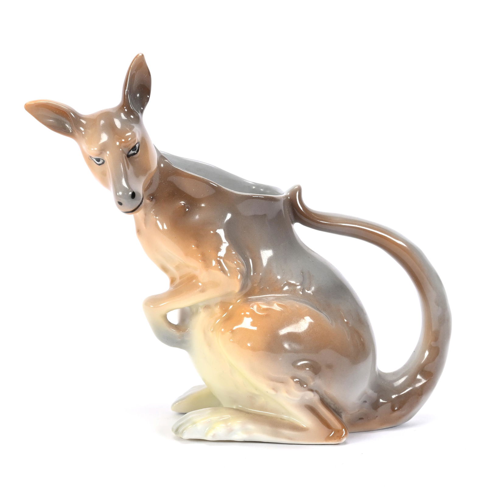 Creamer, Royal Bayreuth Blue Mark, Rare Kangaroo (1 of 3)