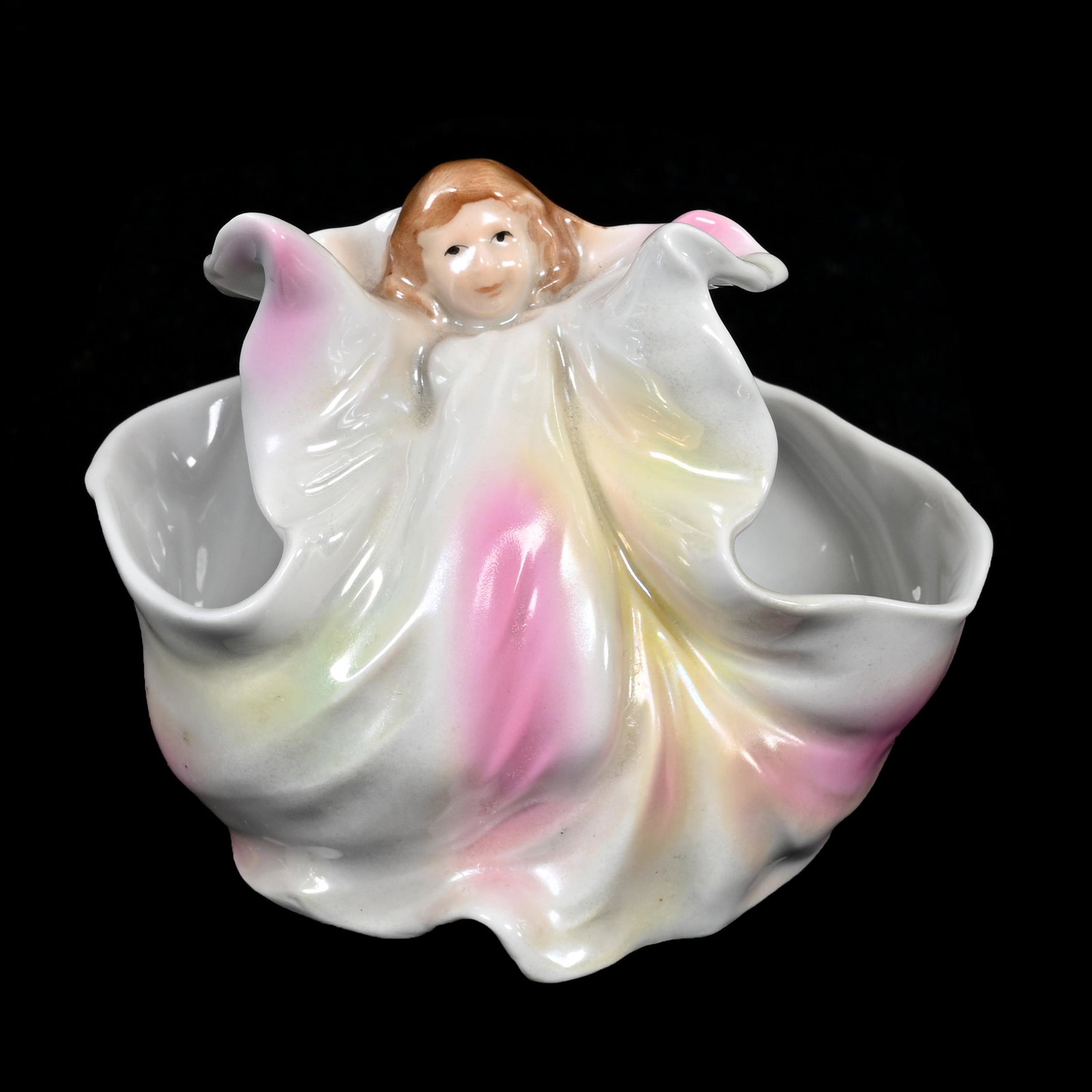 Basket, Royal Bayreuth Blue Mark, Art Nouveau Lady (1 of 3)