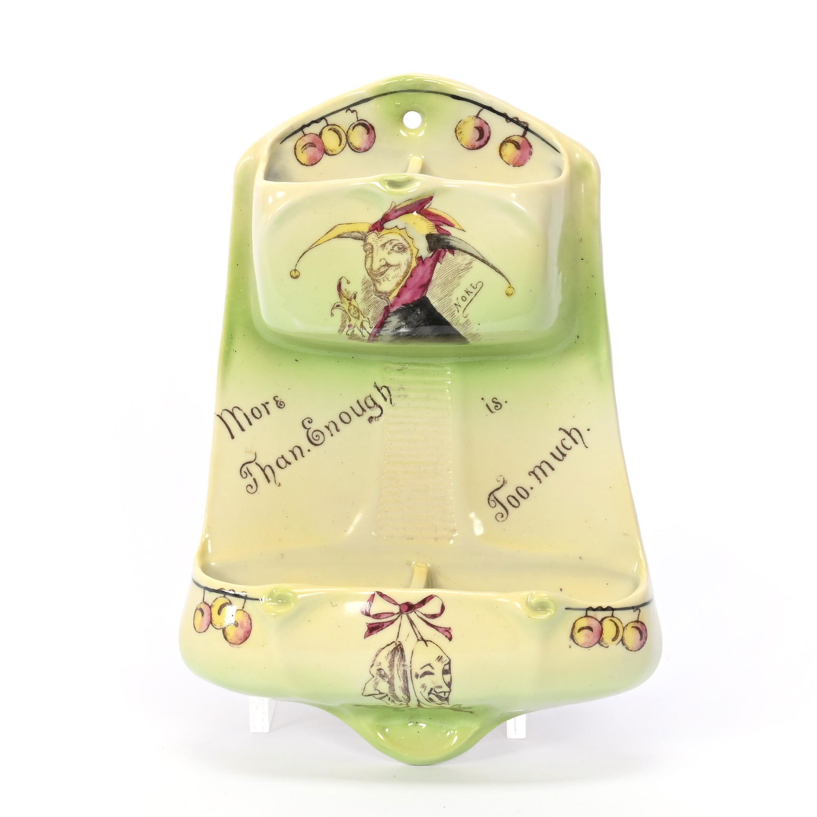 Double Match Holder, Royal Bayreuth, Jester (1 of 2)