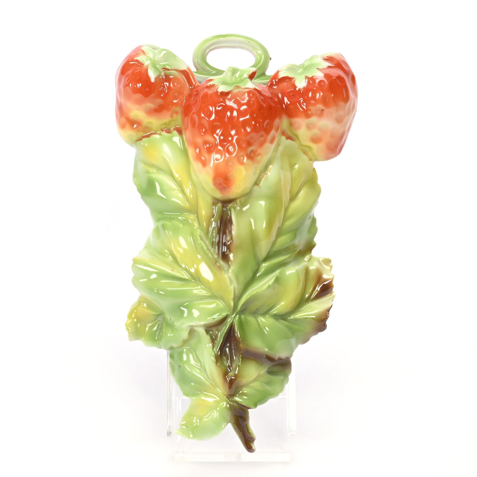 Wall Pocket, Unmarked Royal Bayreuth, Strawberry (1 of 2)