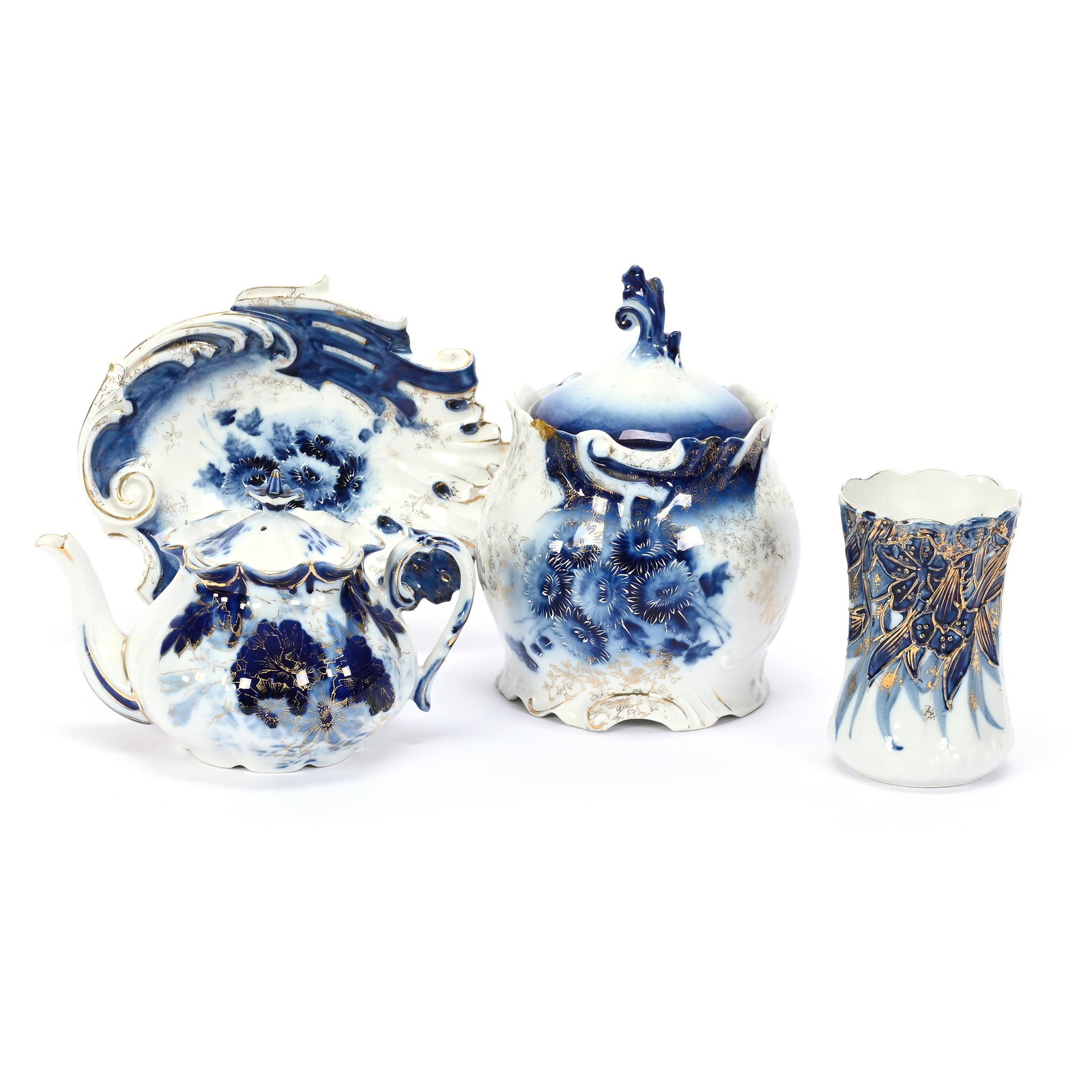 (4) Items, Unmarked R.S. Steeple (1 of 11)