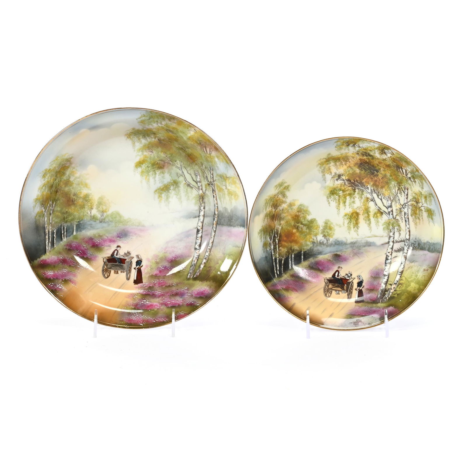 (2) Bowls Marked R.S. Germany, Scenic (1 of 3)