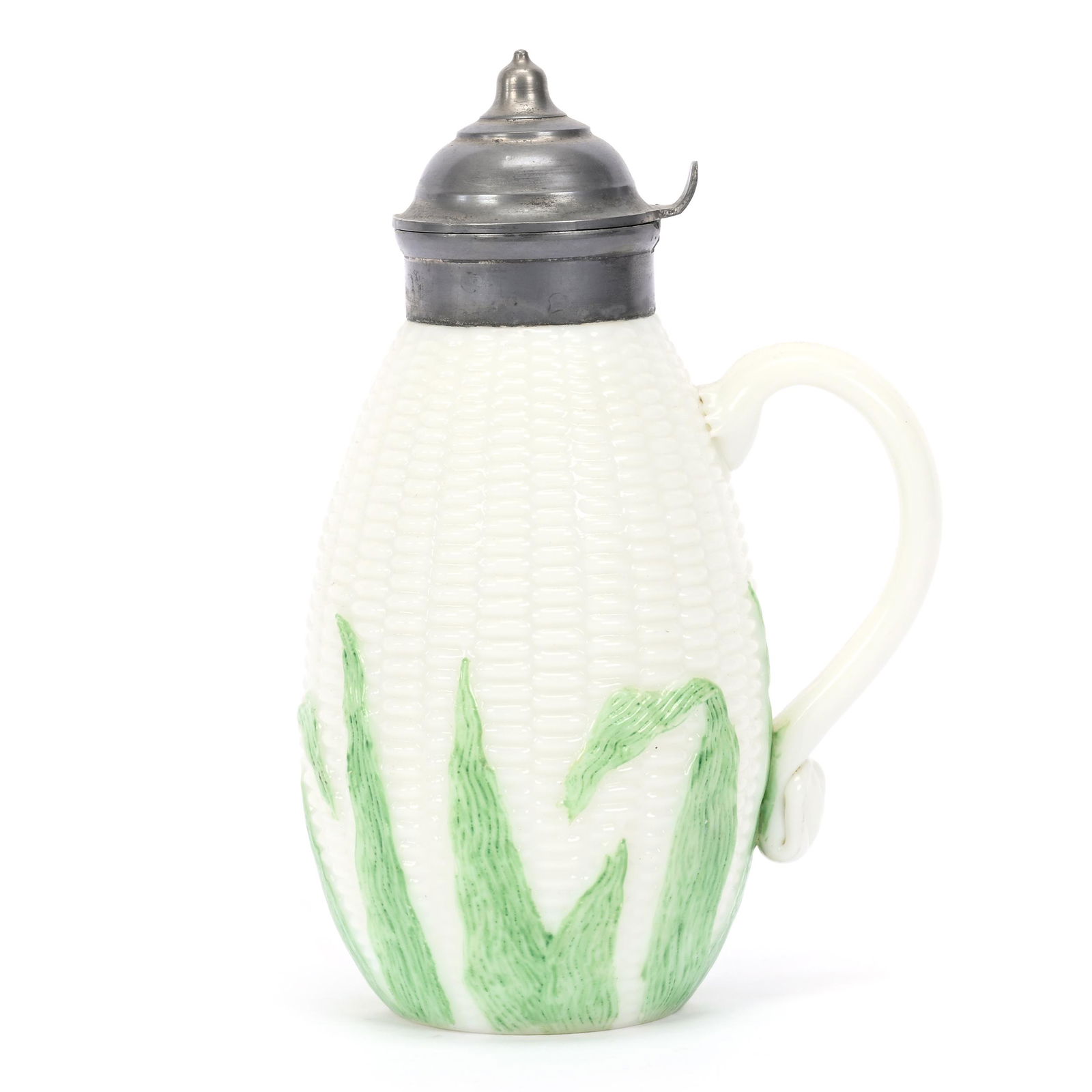 Syrup Pitcher, Maize Opaque Glass By Libbey (1 of 3)