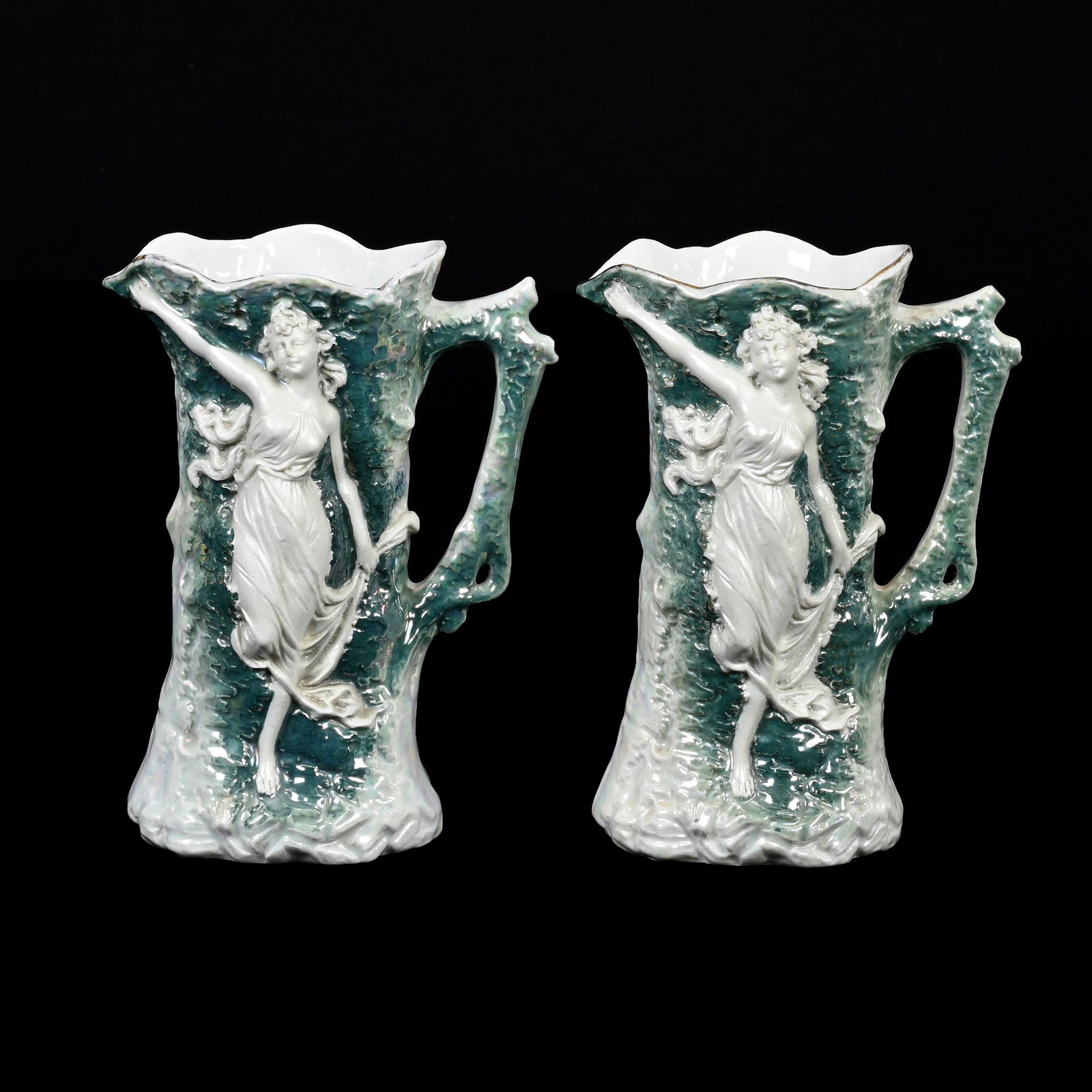Pair Pitchers, Unmarked Germany (1 of 3)