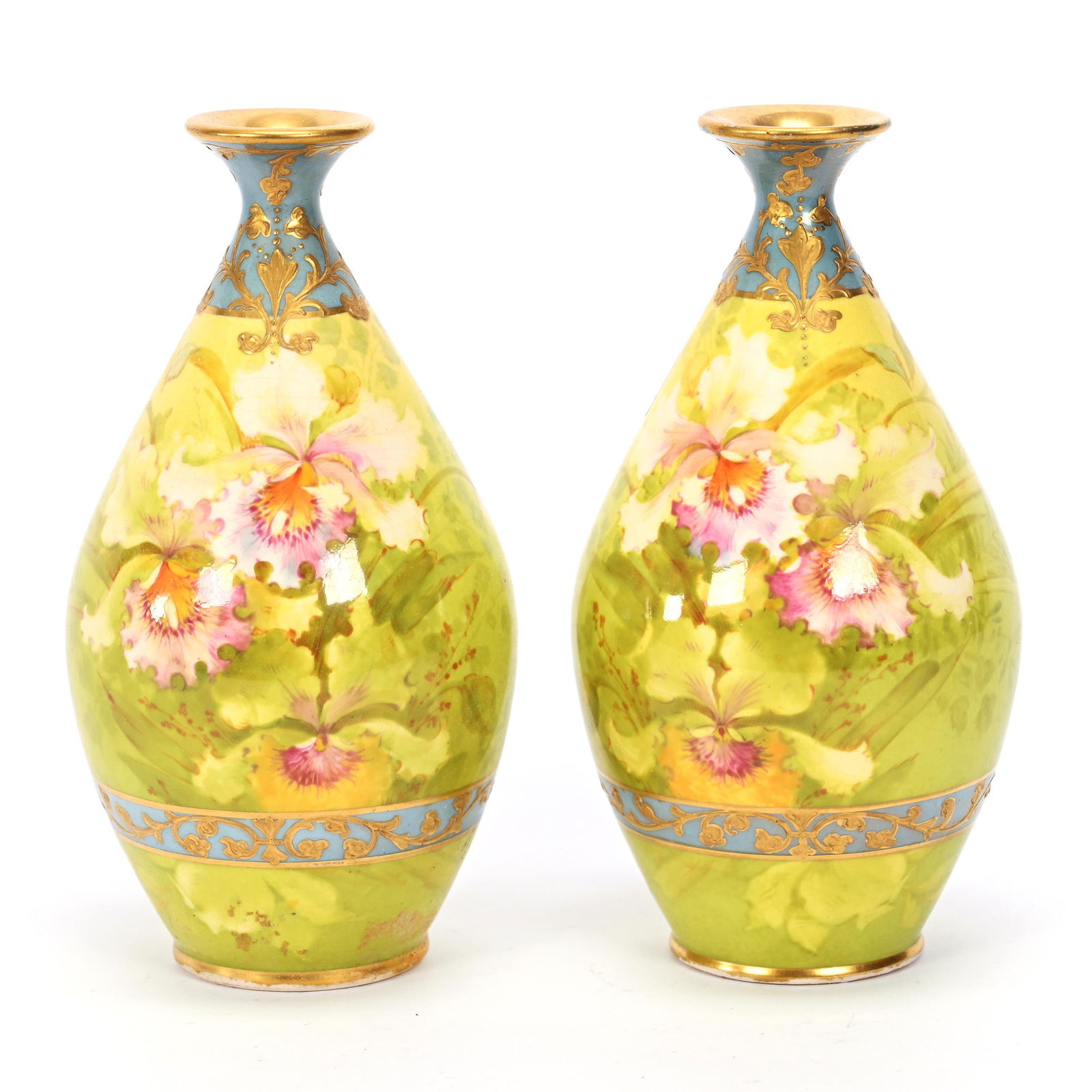 Pair Vases Marked Royal Bonn (1 of 3)