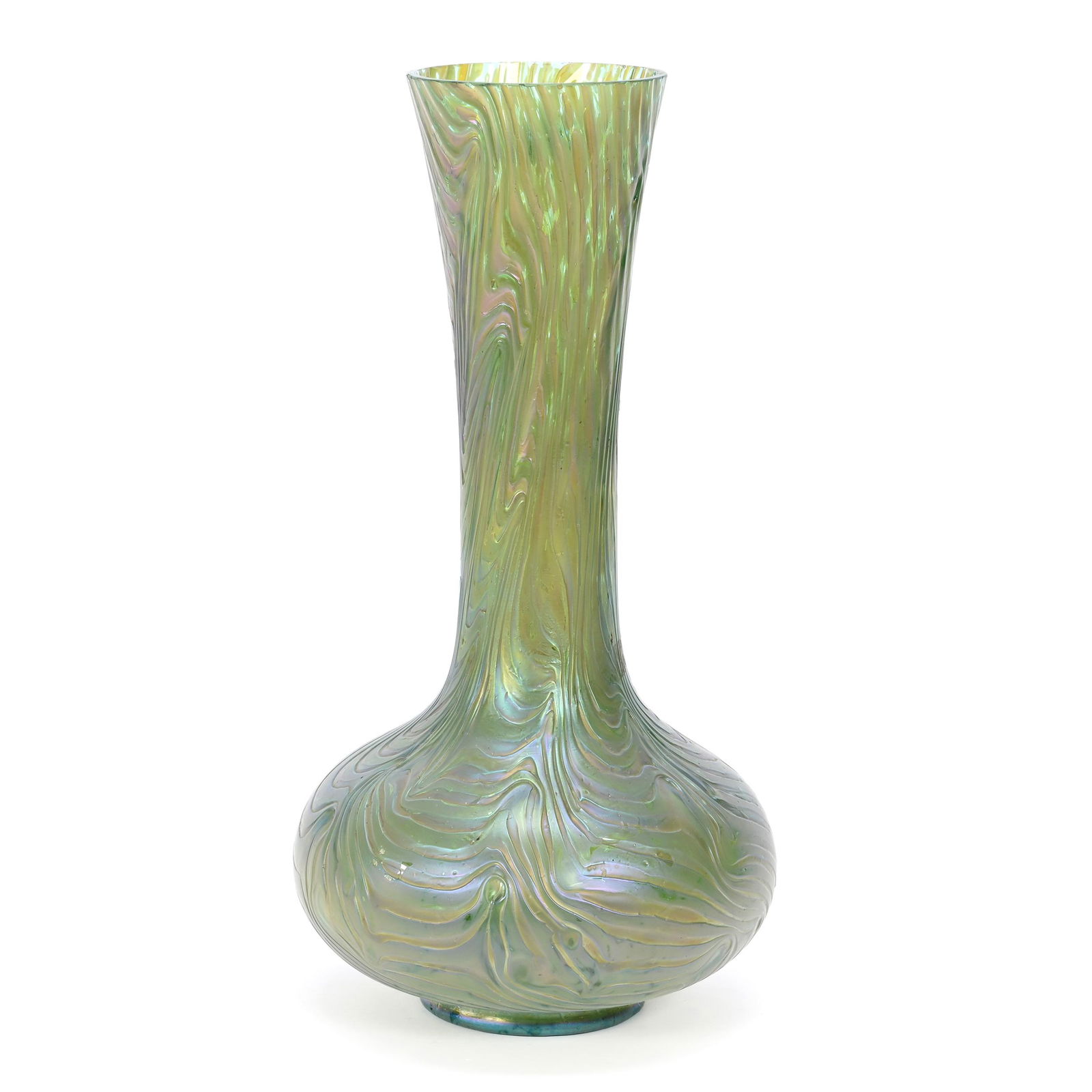 Vase, Unmarked Rindskopf Art Glass (1 of 3)
