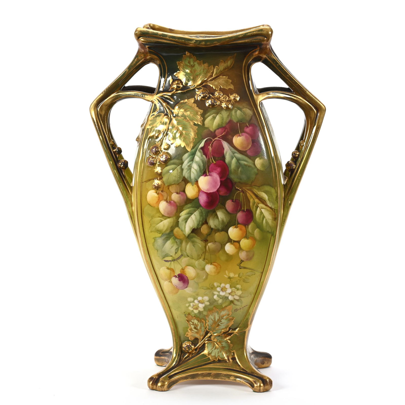 Vase Marked Royal Bonn, Two Handles (1 of 3)