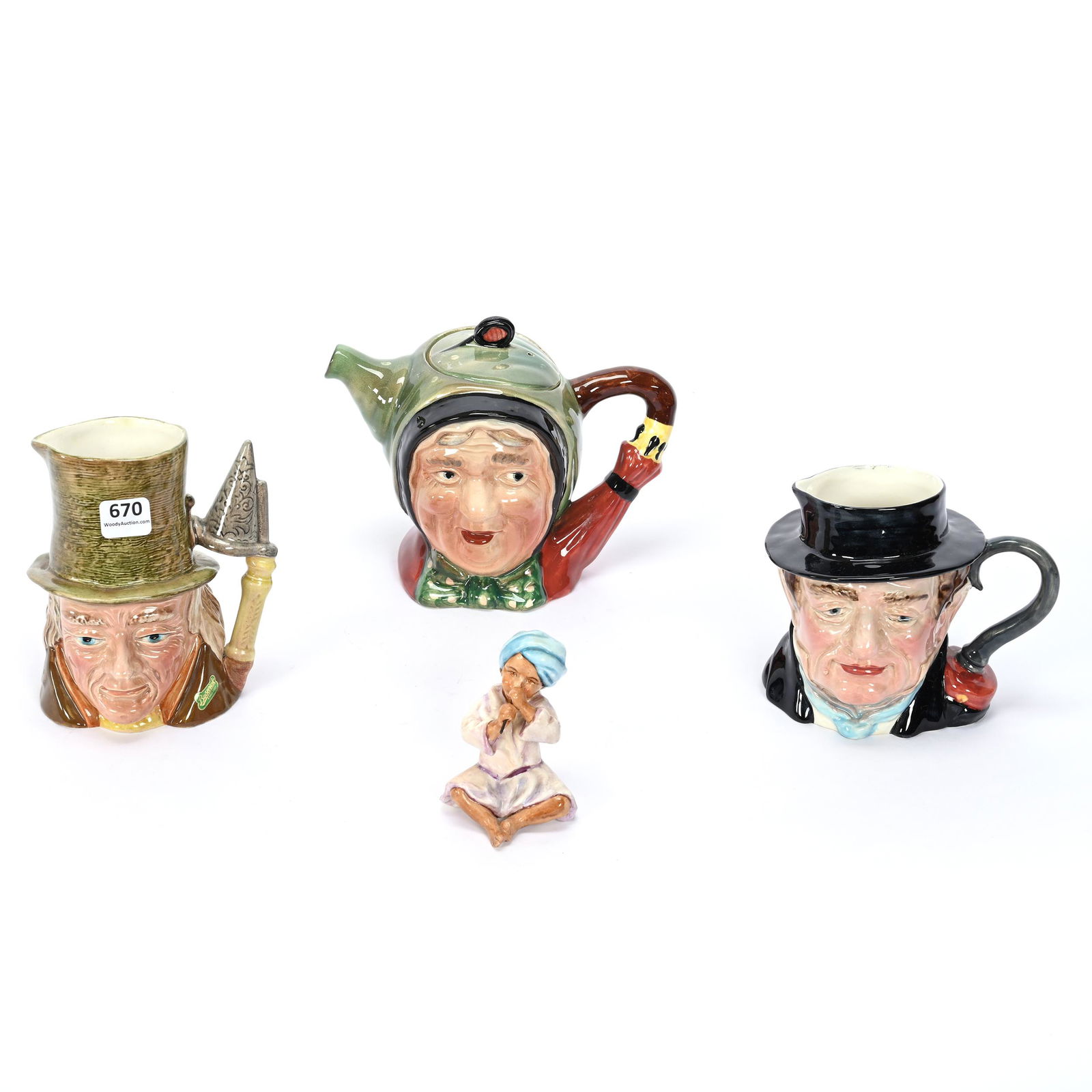 (3) Beswick Items, (1) Royal Worcester India Figure (1 of 3)