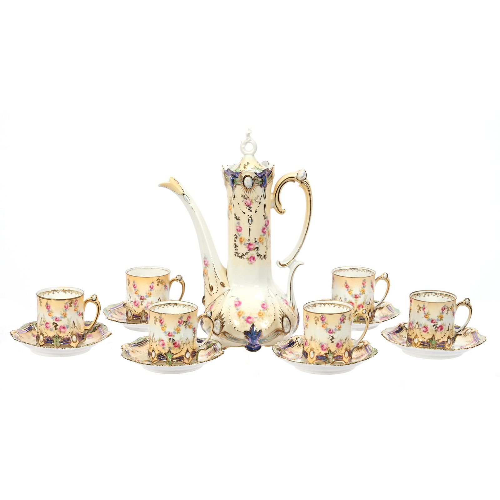Demitasse Set Marked R.S. Prussia (1 of 3)
