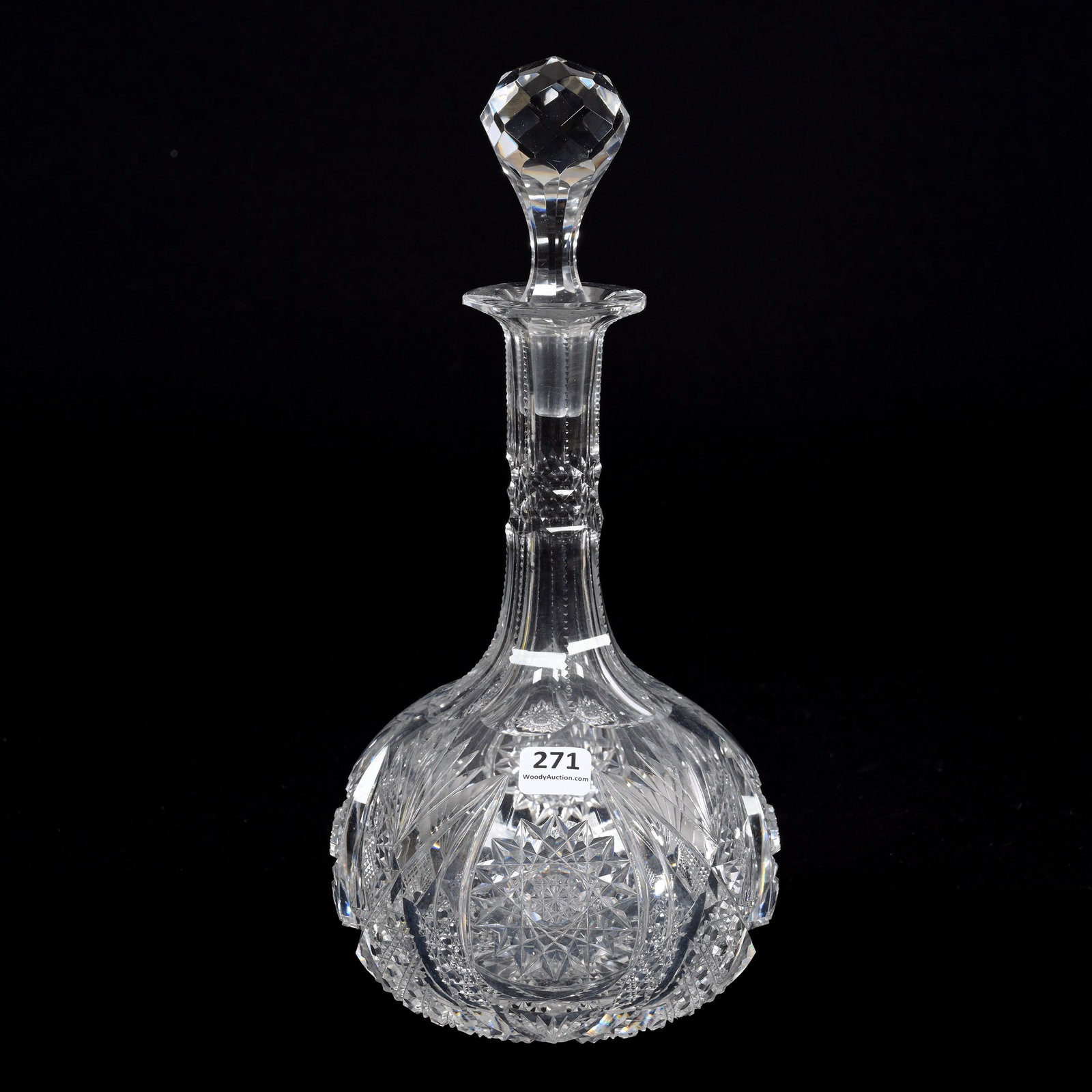Decanter, American Brilliant Cut Glass (1 of 3)
