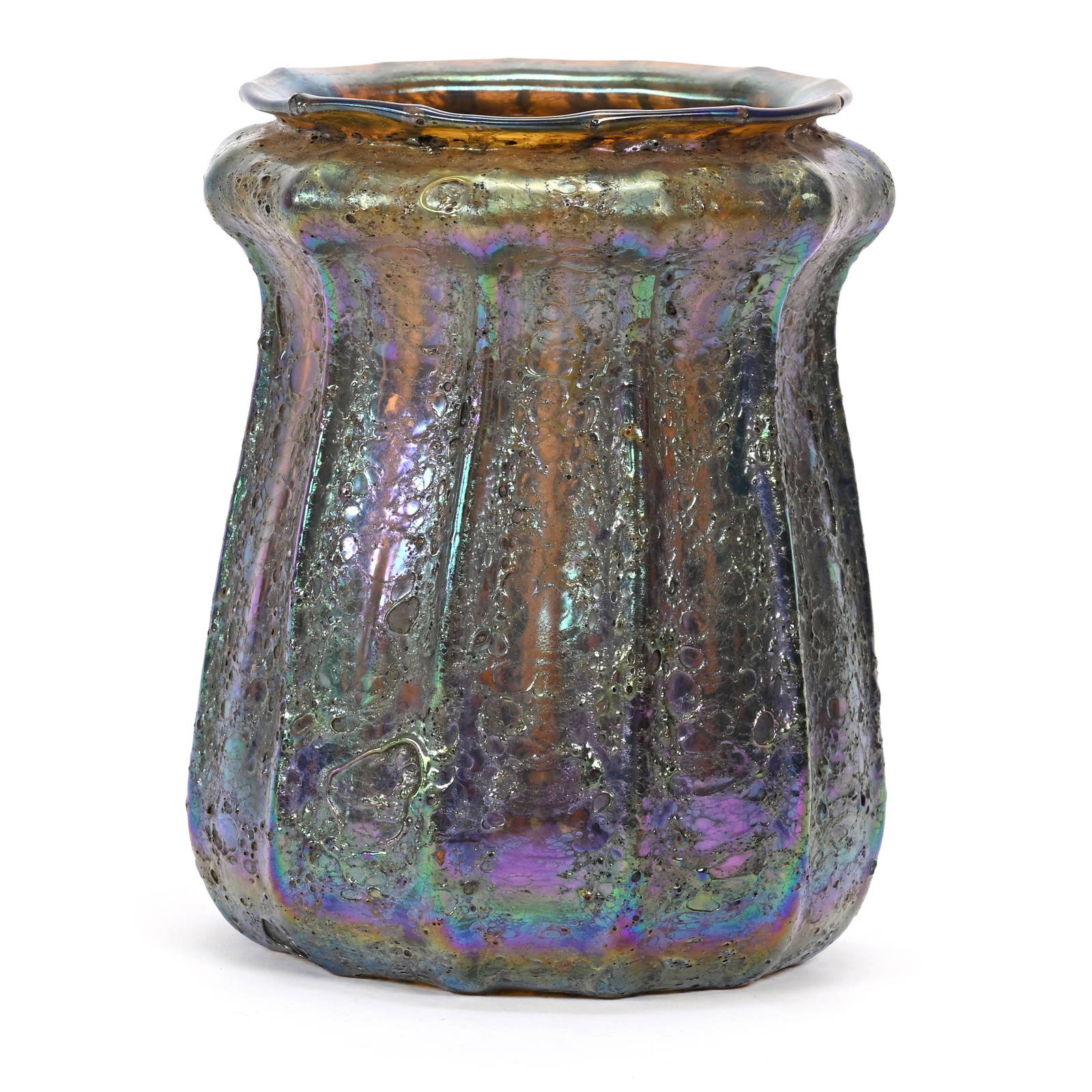 Vase, John Curtis, Chicago Art Glass Auction