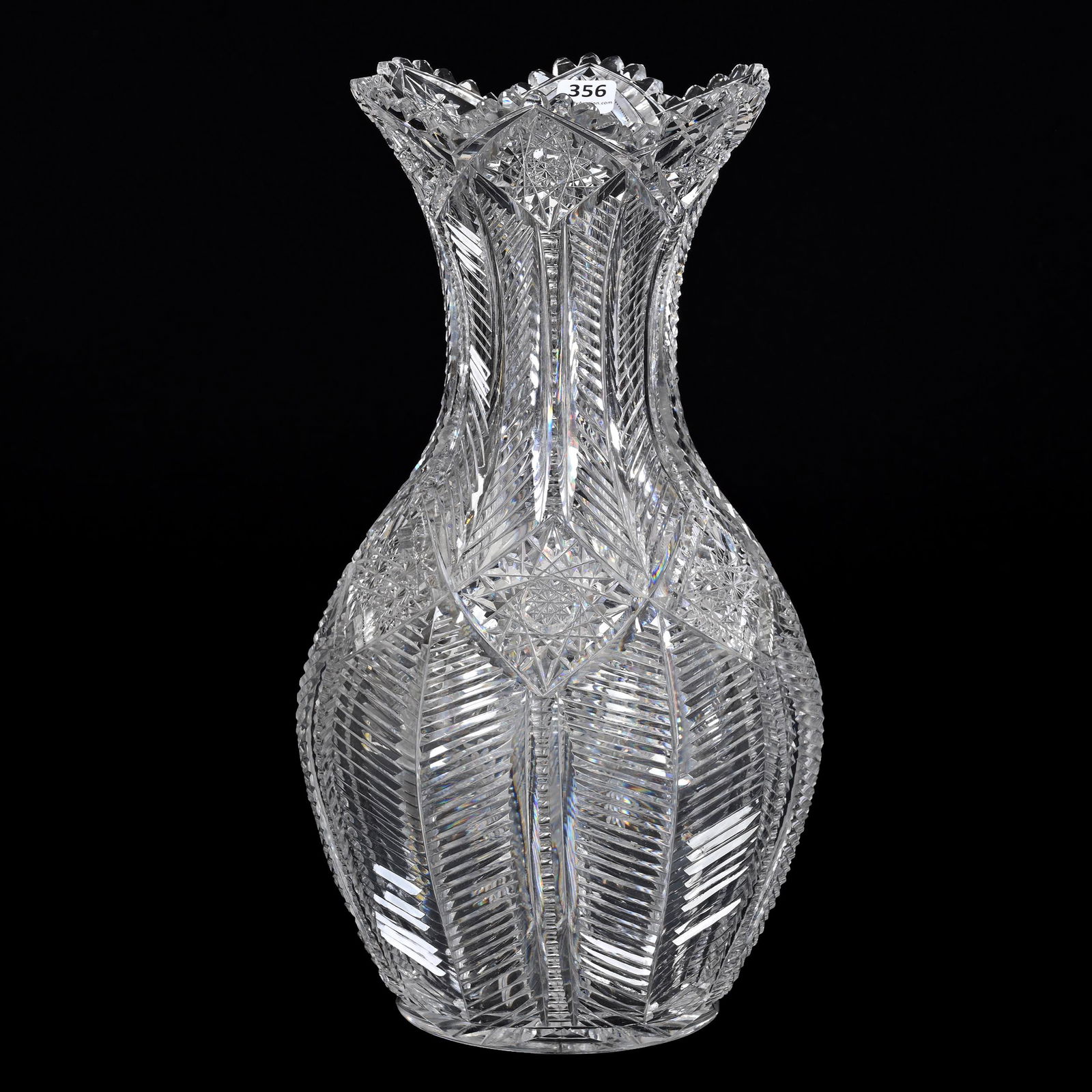 Vase, American Brilliant Cut Glass (1 of 3)