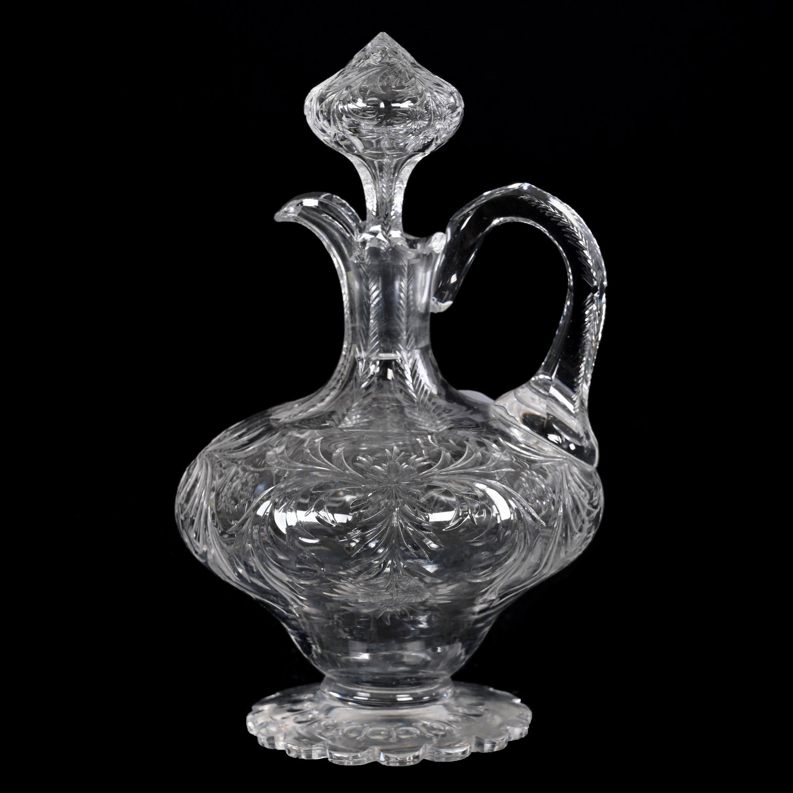 Pedestal Cruet, ABCG, Signed Hawkes (1 of 3)