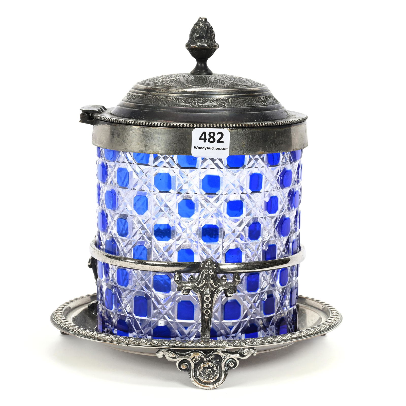 Biscuit Jar, BPCG, Blue Cut To Clear (1 of 4)