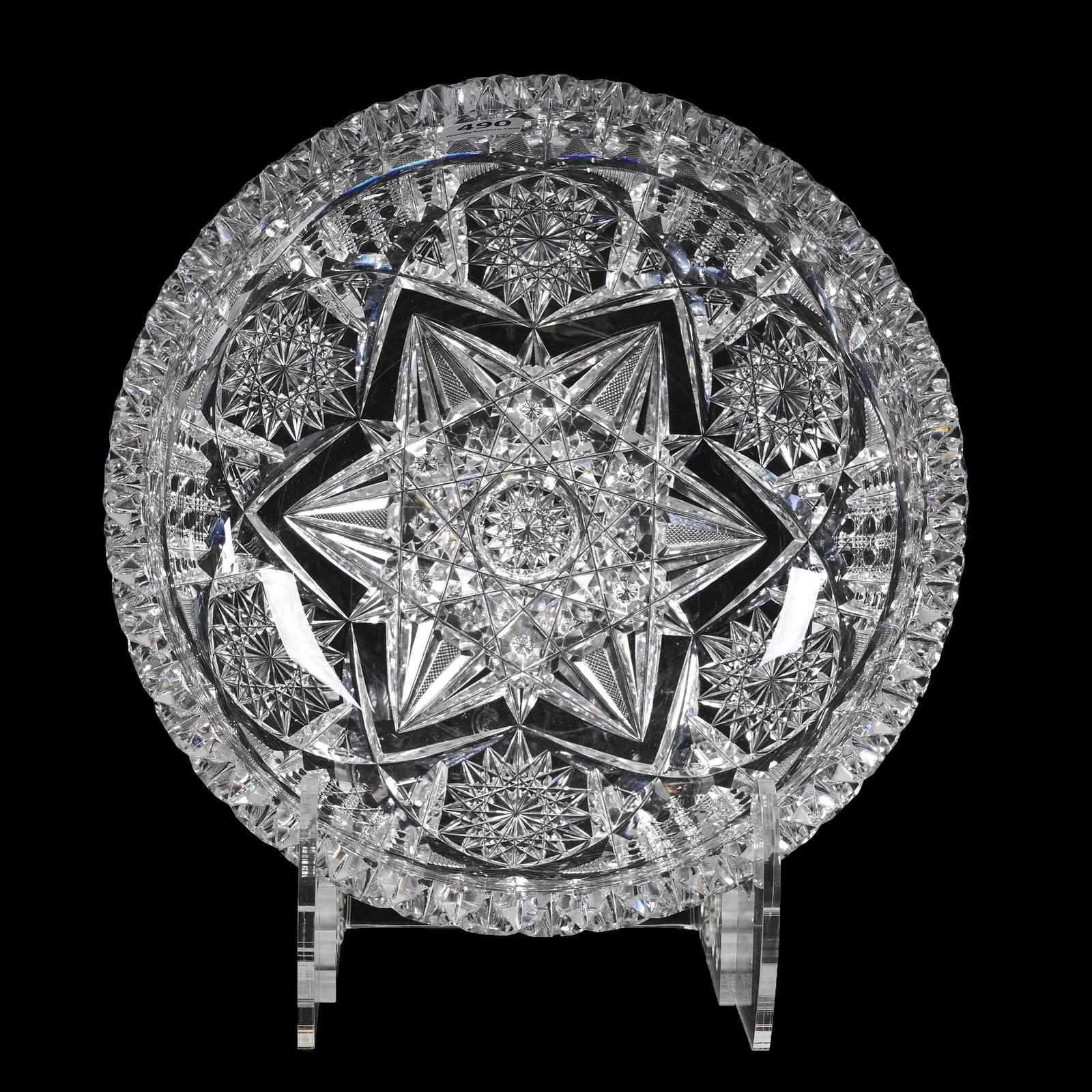 Bowl, ABCG, Signed Libbey Ellsmere Pattern (1 of 3)