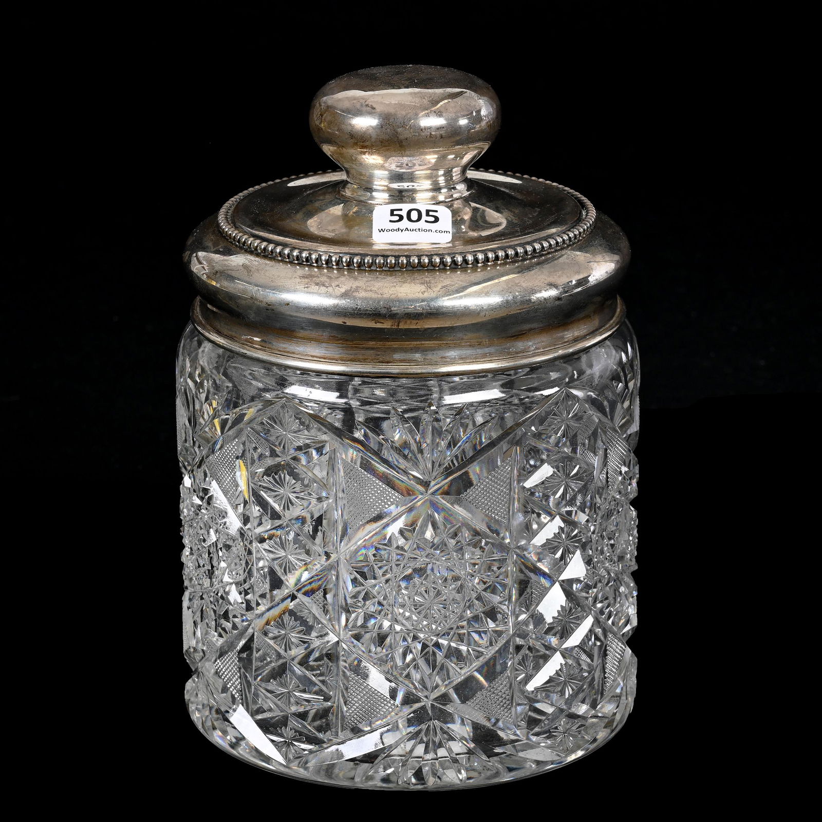 Humidor, ABCG, Sterling Lid (1 of 4)