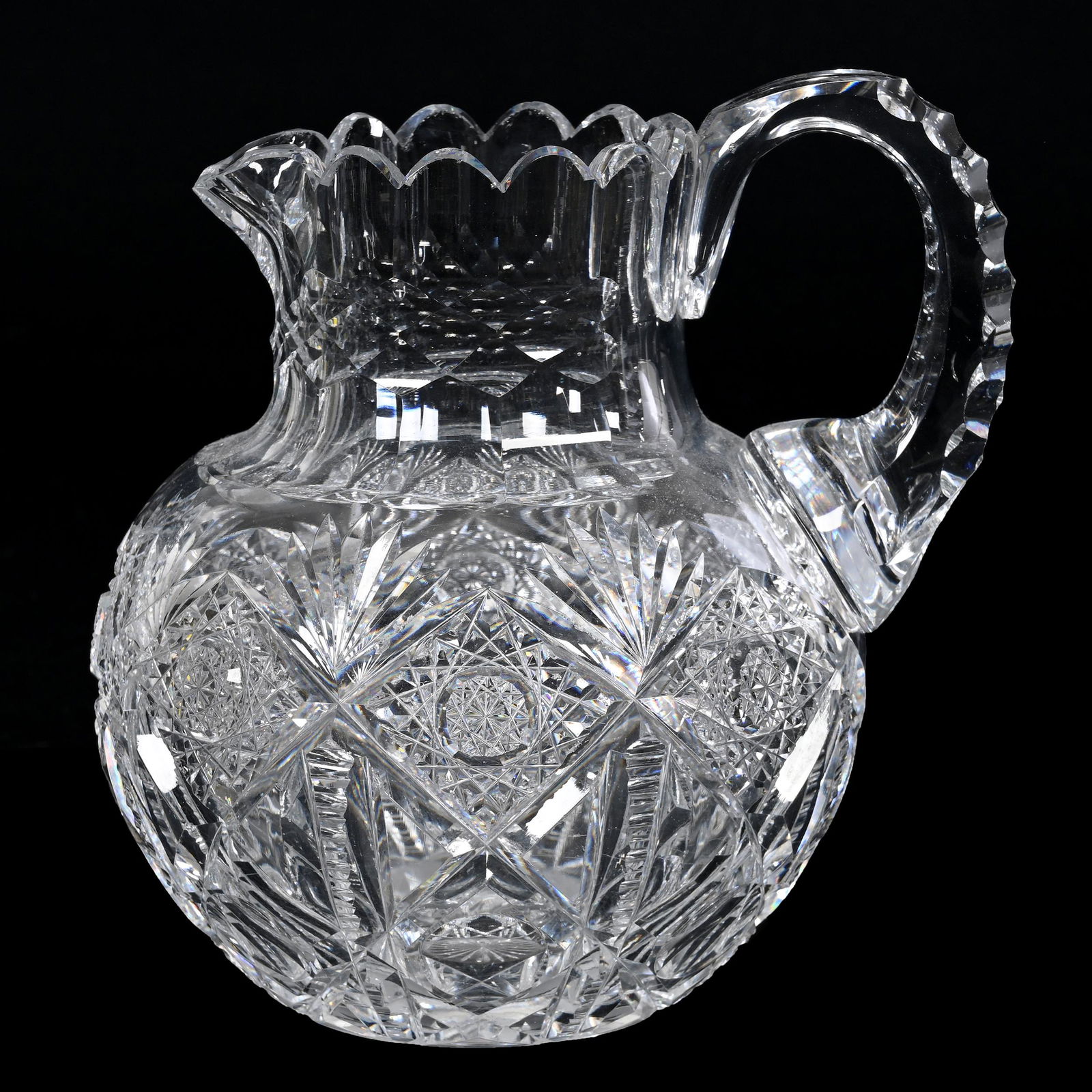 Pitcher, ABCG, Signed Hawkes Navarre Pattern (1 of 4)