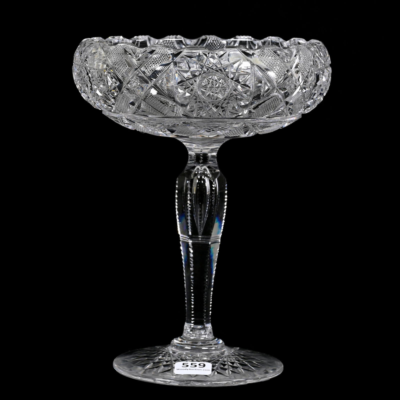 Compote, American Brilliant Cut Glass (1 of 3)