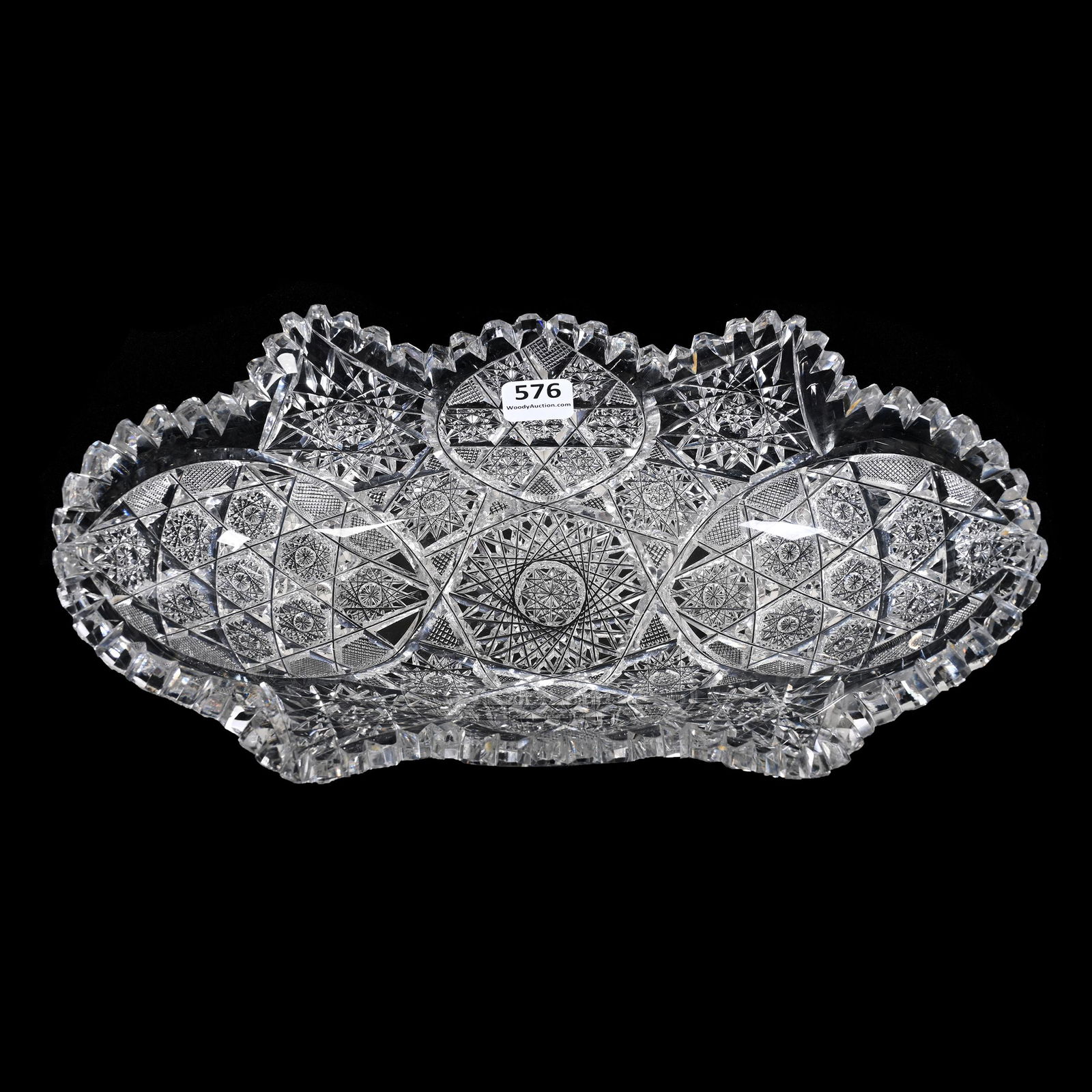 Celery Tray, American Brilliant Cut Glass (1 of 2)