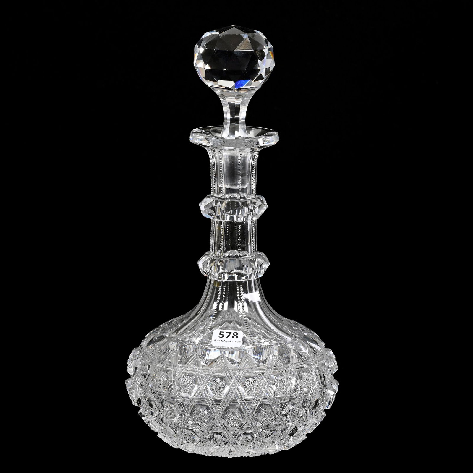 Decanter, American Brilliant Cut Glass (1 of 4)