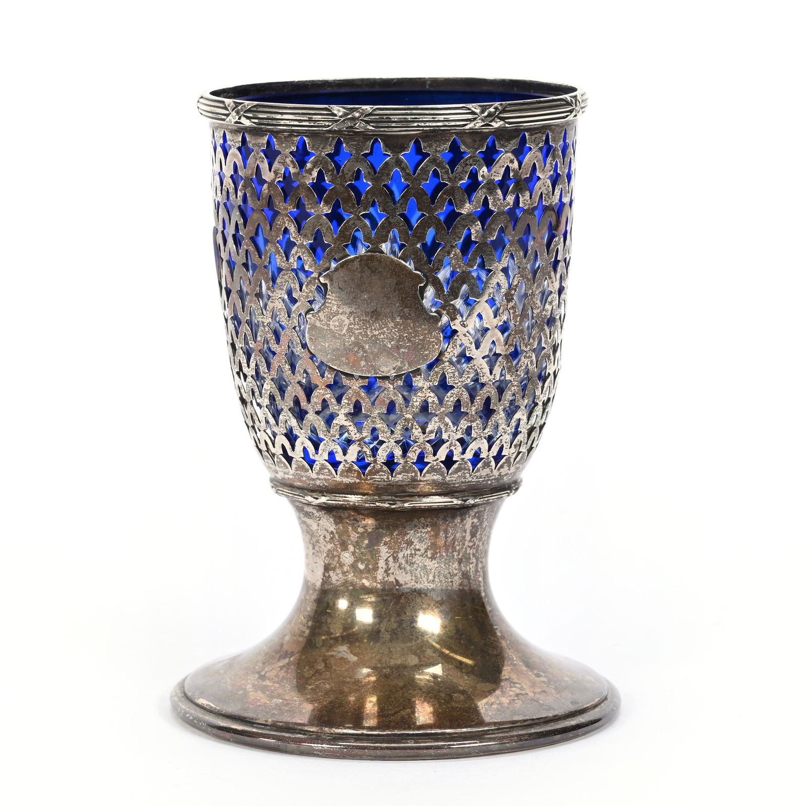 Goblet, BPCG, Cobalt Blue Cut To Clear Insert (1 of 4)