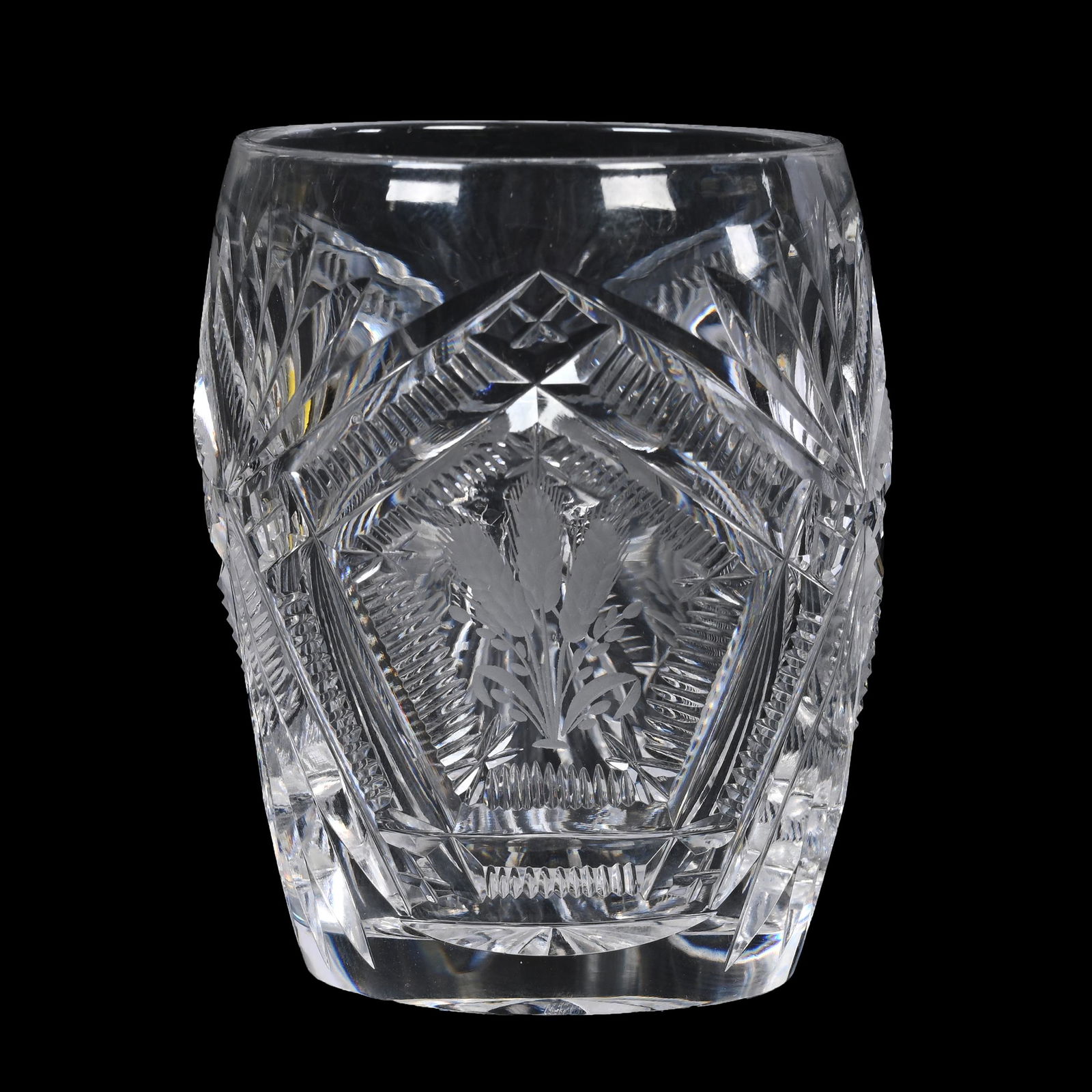 Whiskey Tumbler, ABCG, Signed Libbey (1 of 3)