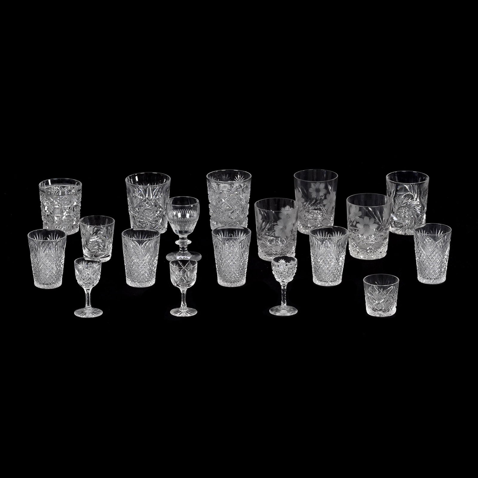 (18) Items, ABCG, Tumblers And Stemware (1 of 4)