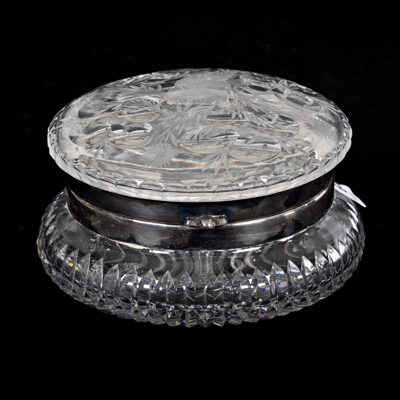 Jewel Box, American Brilliant Cut Glass (1 of 4)