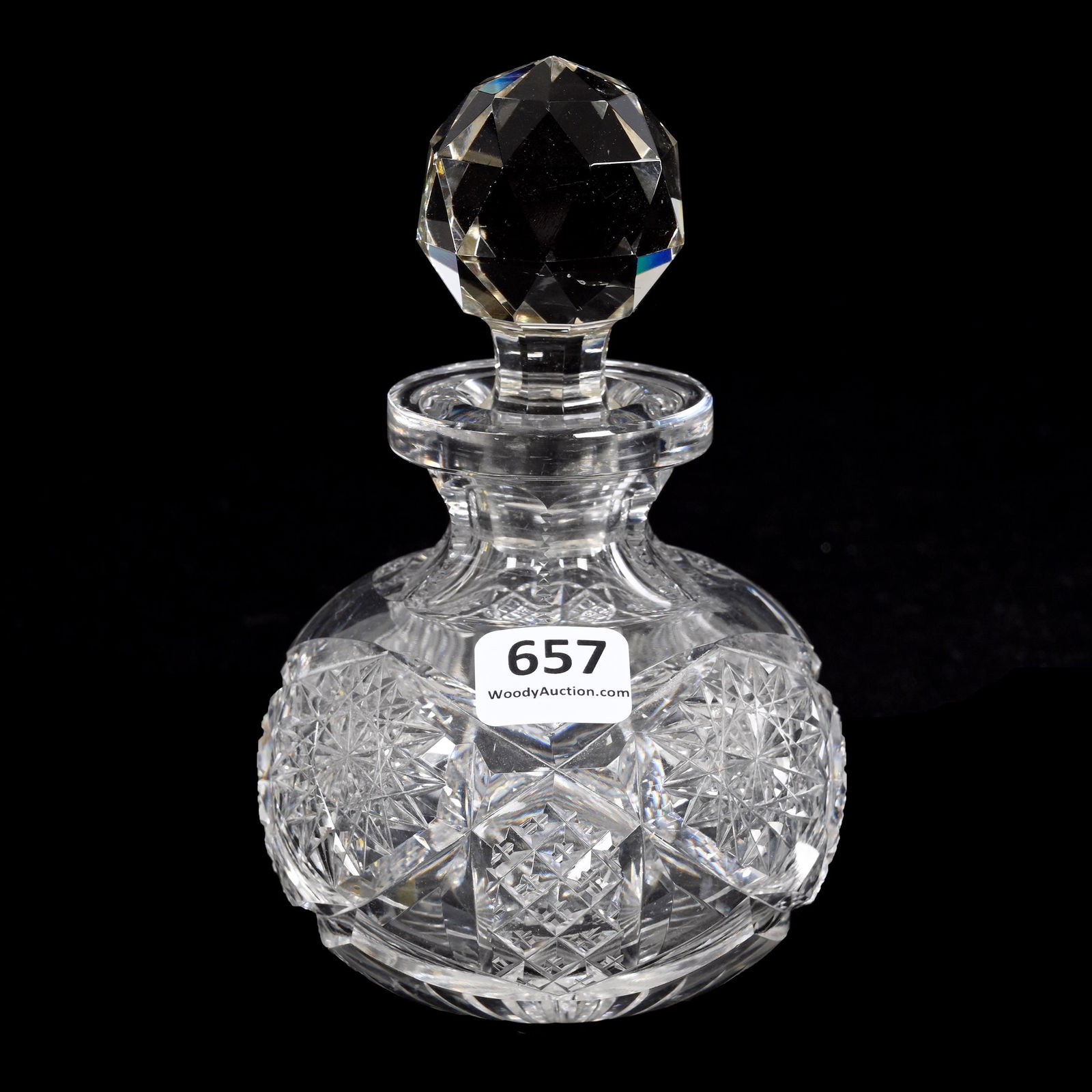 Cologne Bottle, ABCG, Signed Libbey Empress Pattern (1 of 3)