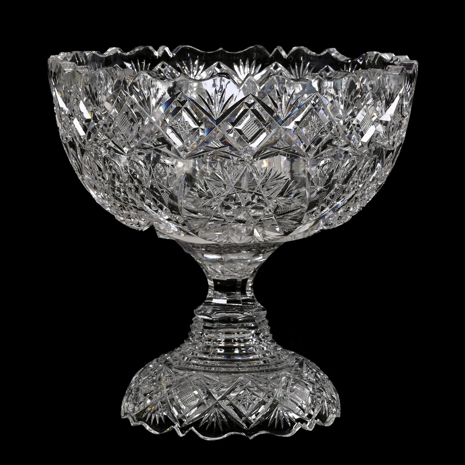 Compote/Punch Bowl, Two Piece, ABCG (1 of 8)