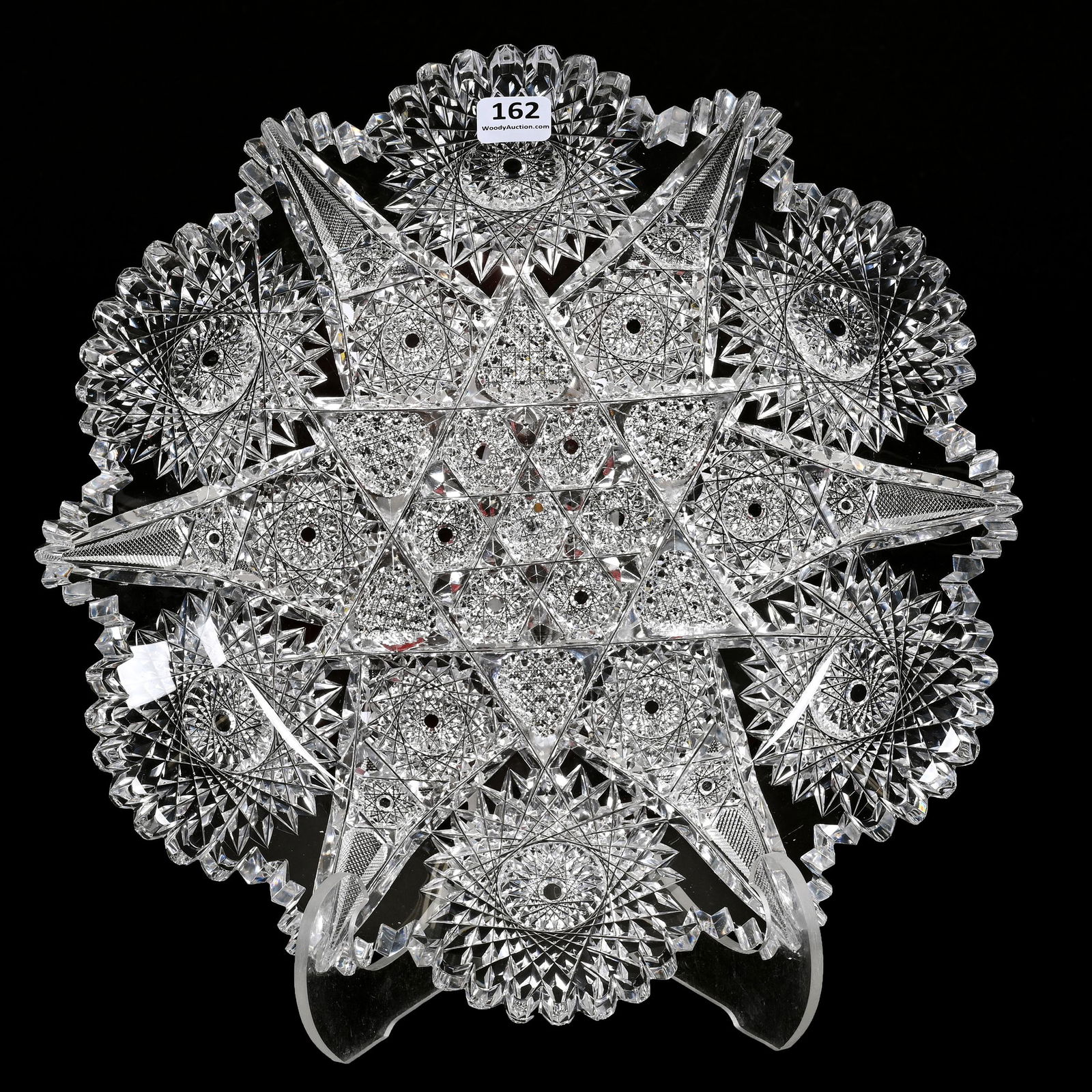 Round Tray, ABCG, Signed Libbey Windsor Pattern (1 of 2)