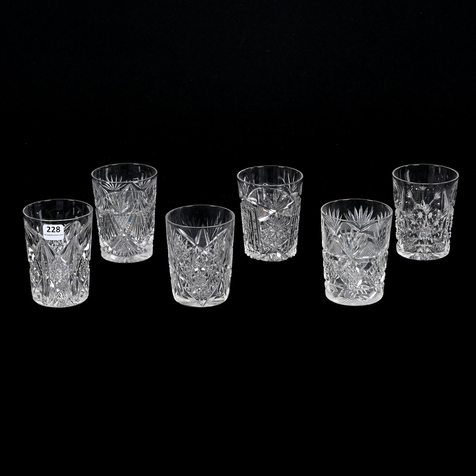(6) Tumblers, ABCG, Assorted Patterns (1 of 3)