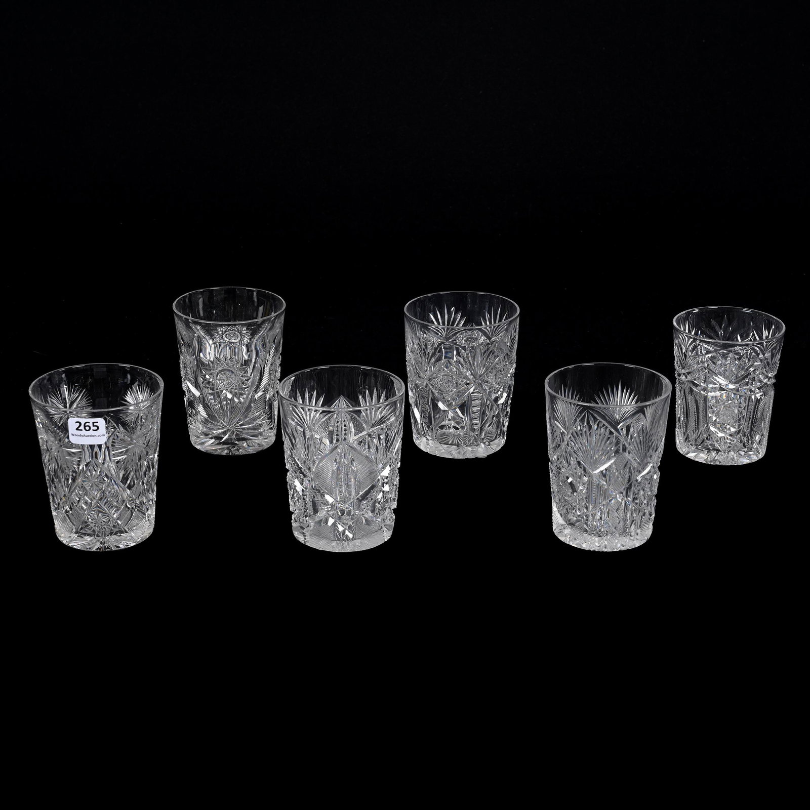 (6) Tumblers, ABCG, Assorted Patterns (1 of 3)