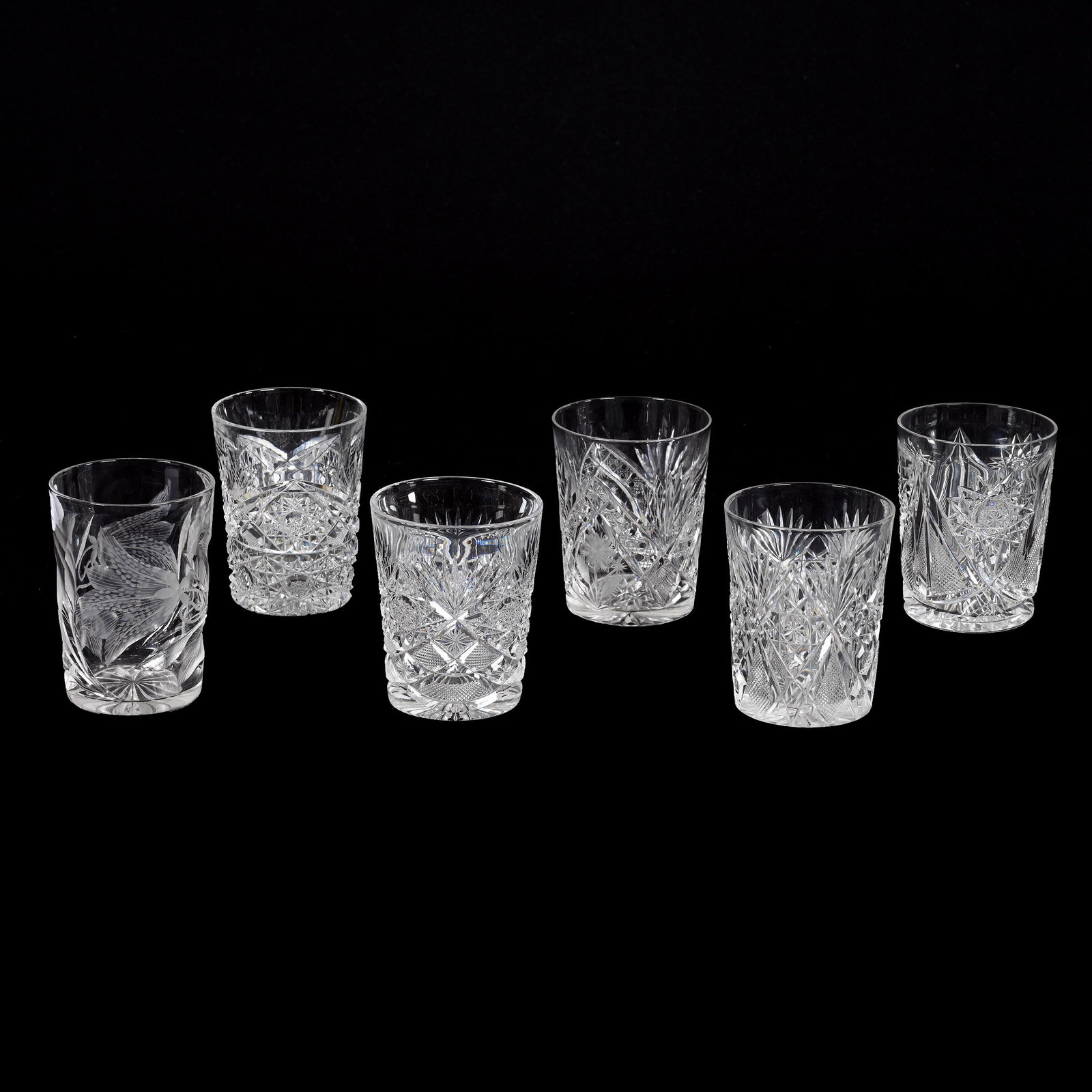 (6) Tumblers, ABCG, Assorted Patterns (1 of 3)