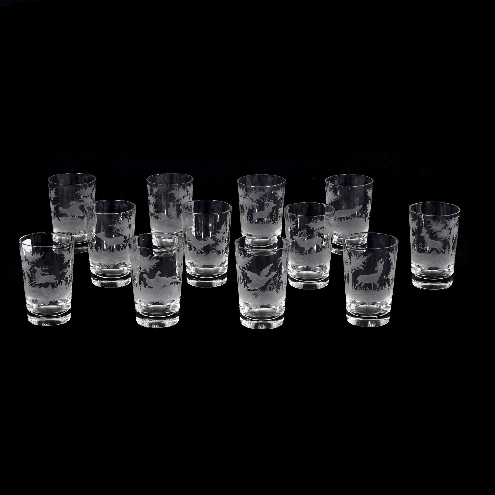 (12) Tumblers, BPCG, Finely Engraved (1 of 4)